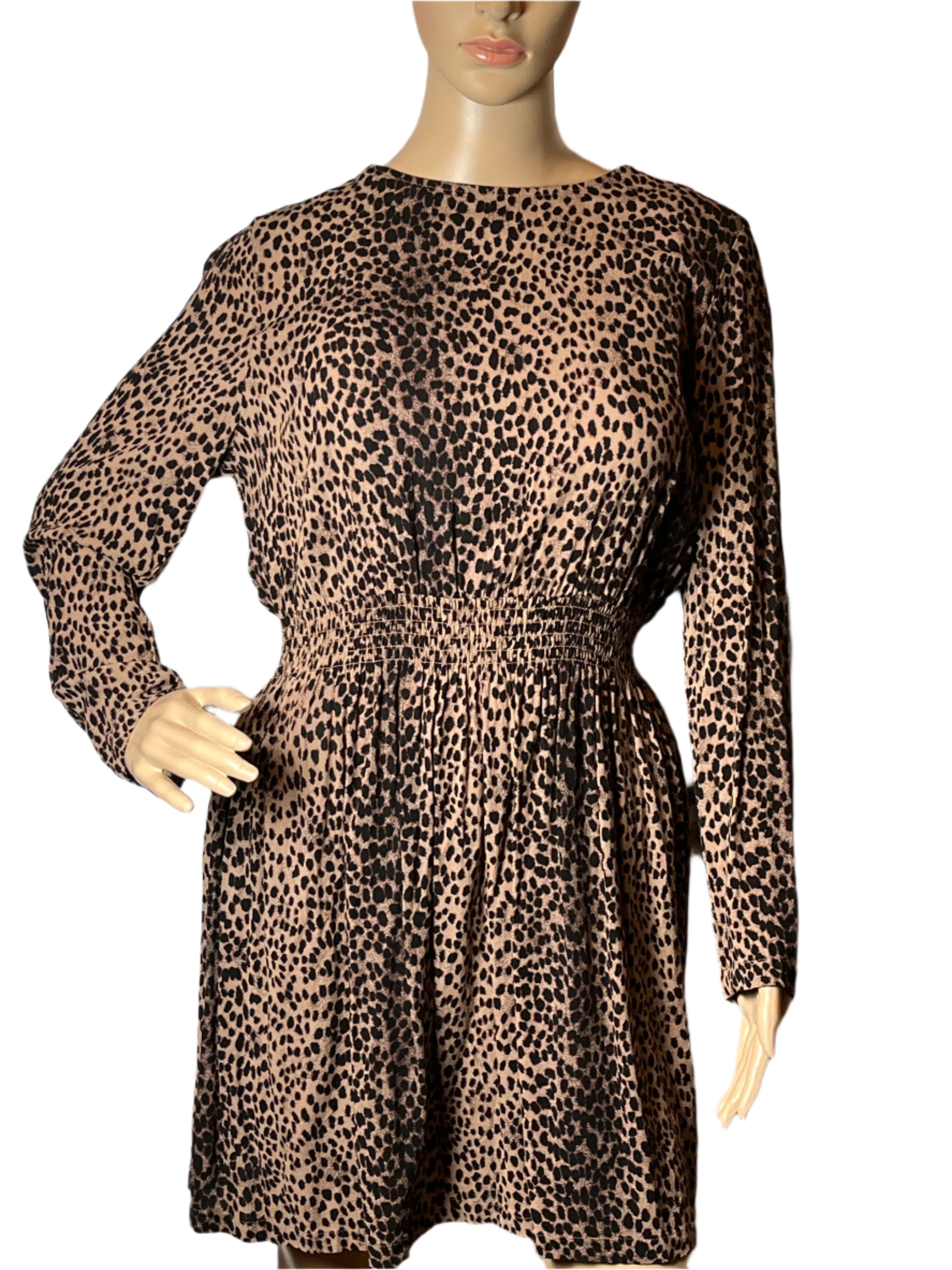 H&M- Leopard Print Dress