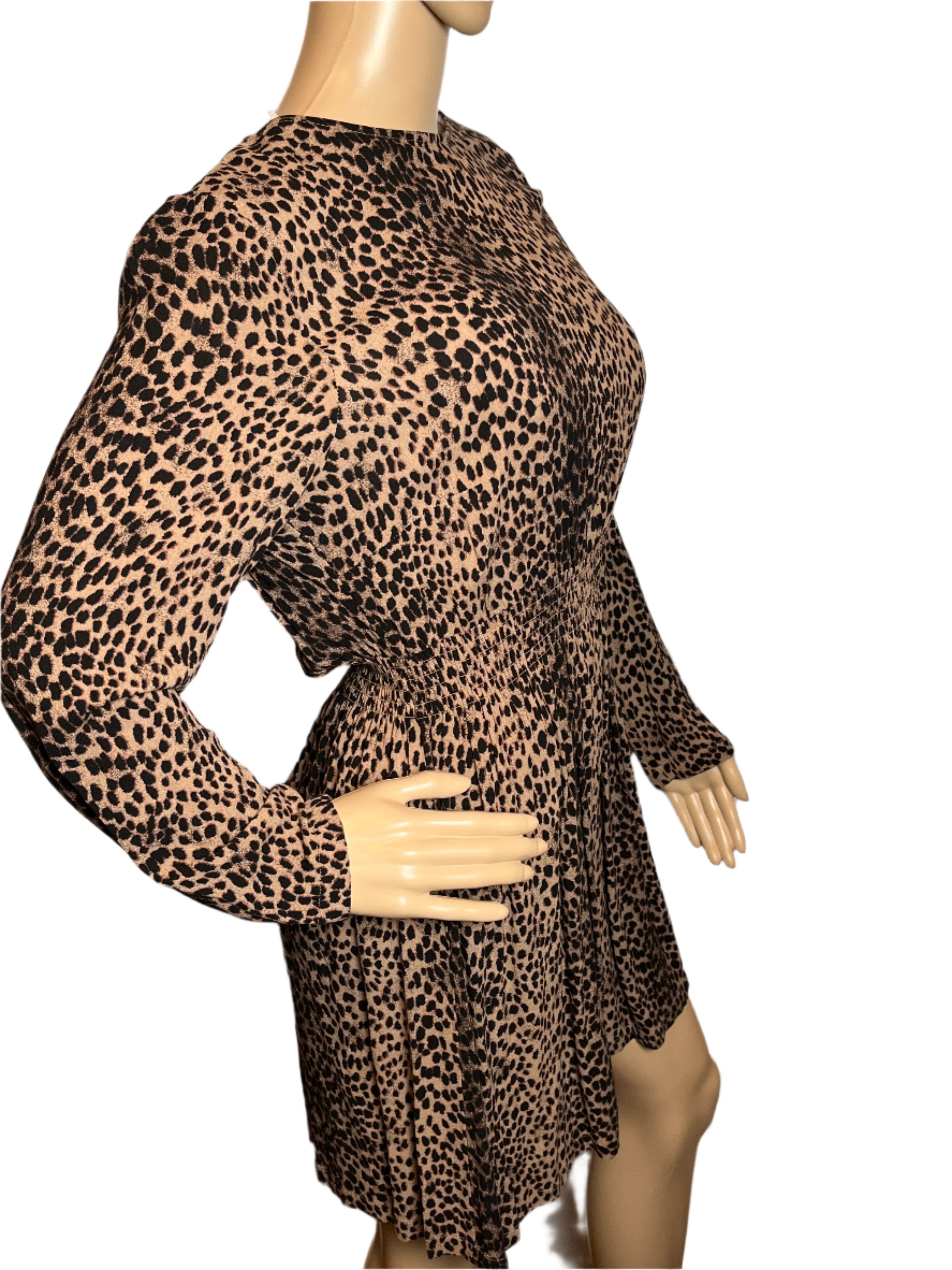 H&M- Leopard Print Dress