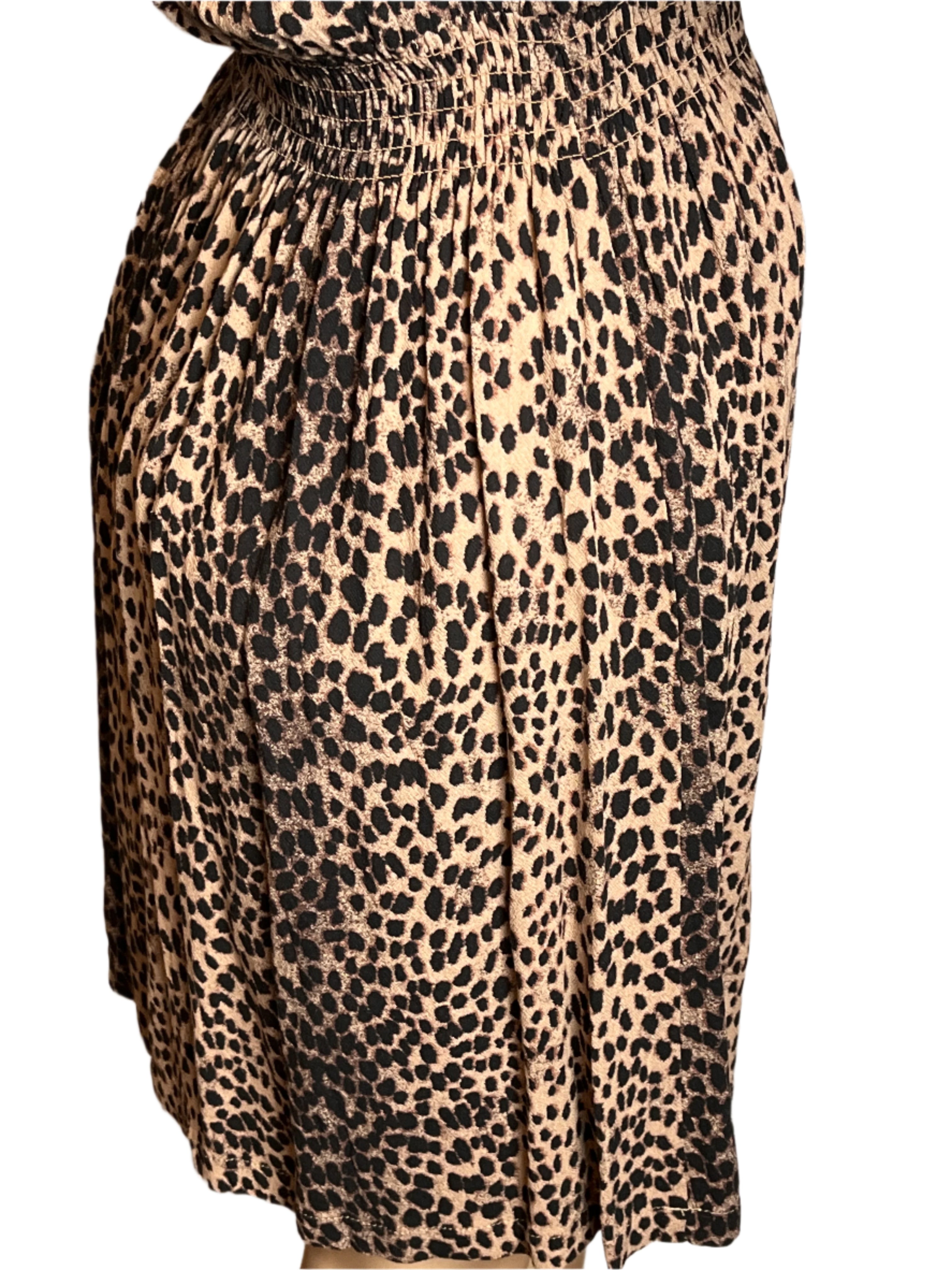 H&M- Leopard Print Dress
