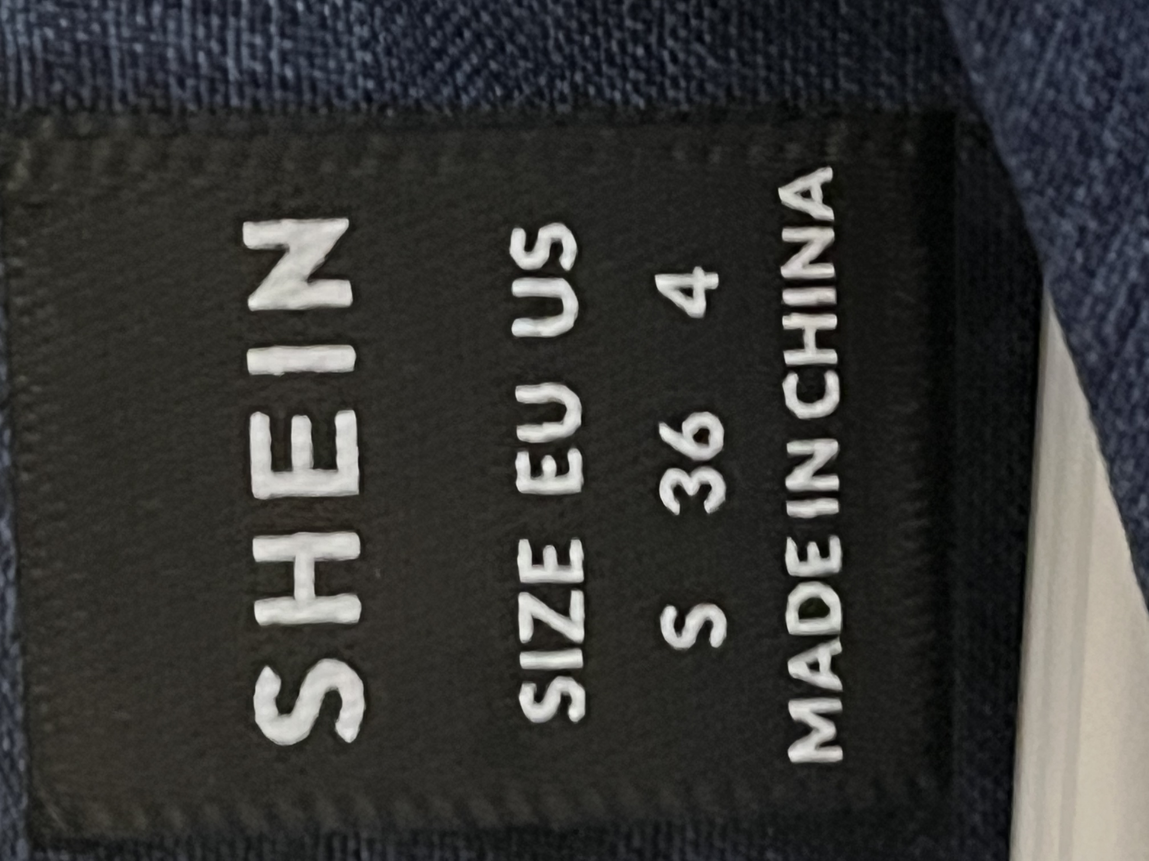 SHEIN- Blue Denim Blouse