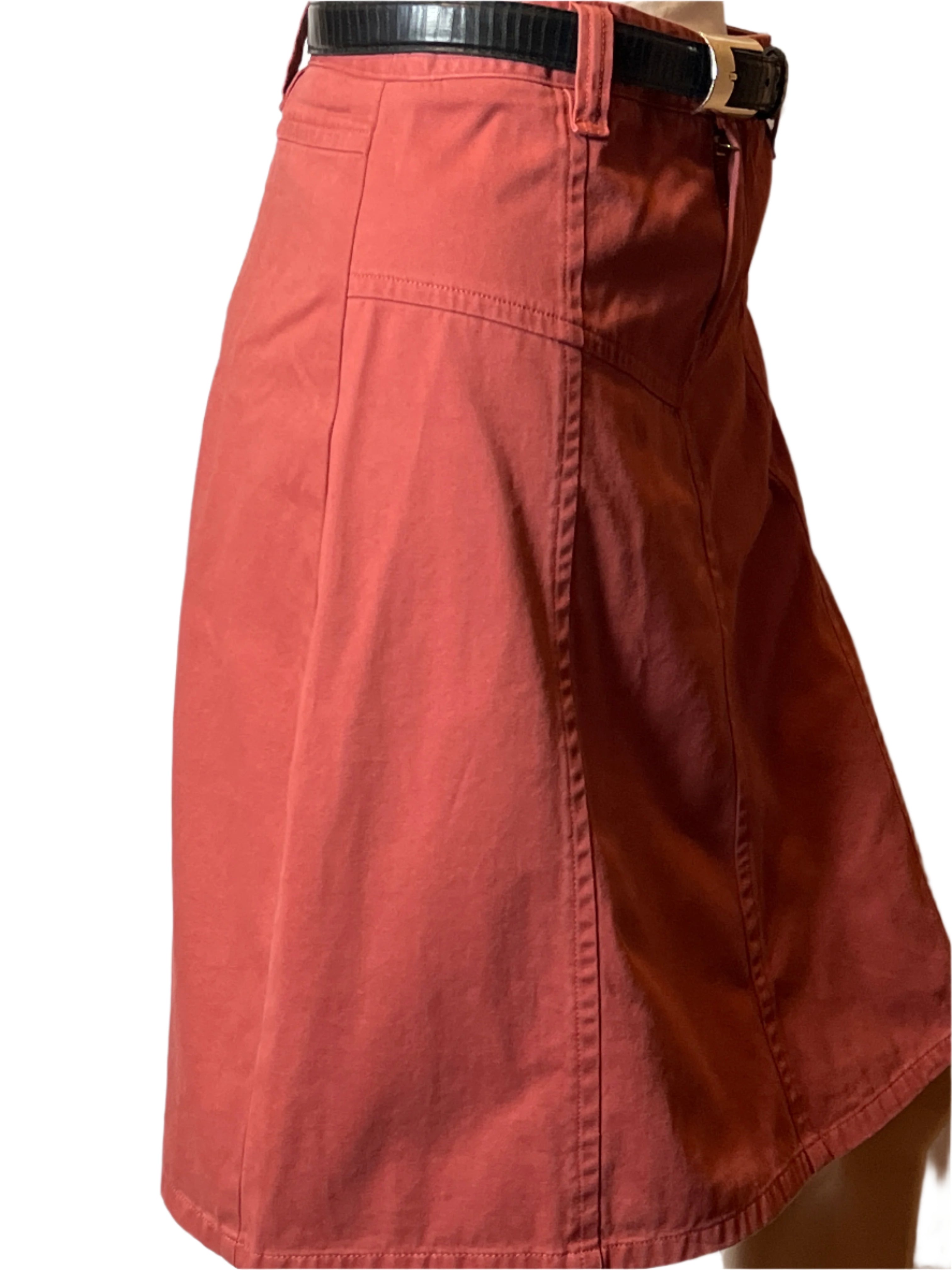 Bass - Rust-Colored Skirt (size 6)