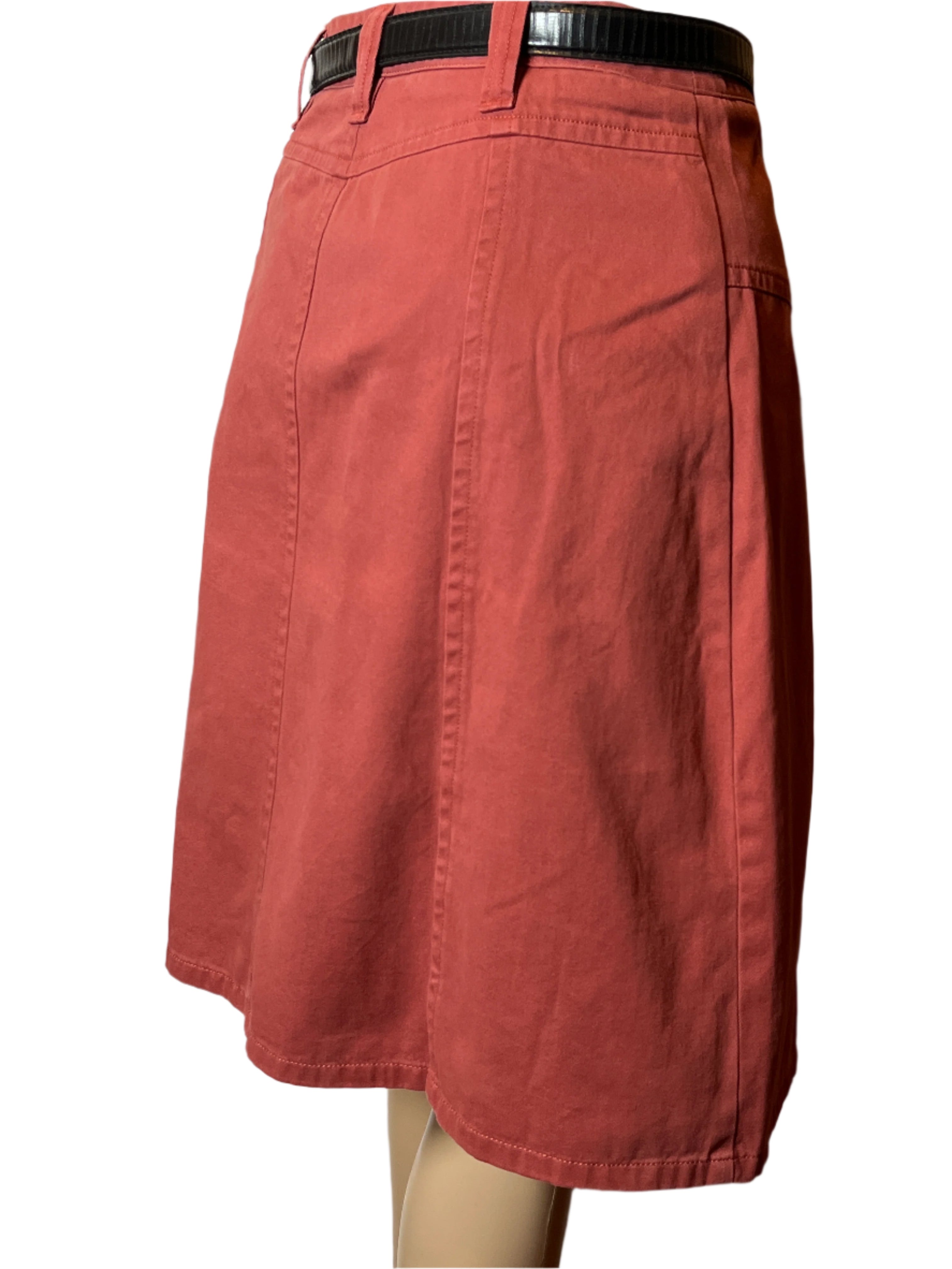 Bass - Rust-Colored Skirt (size 6)