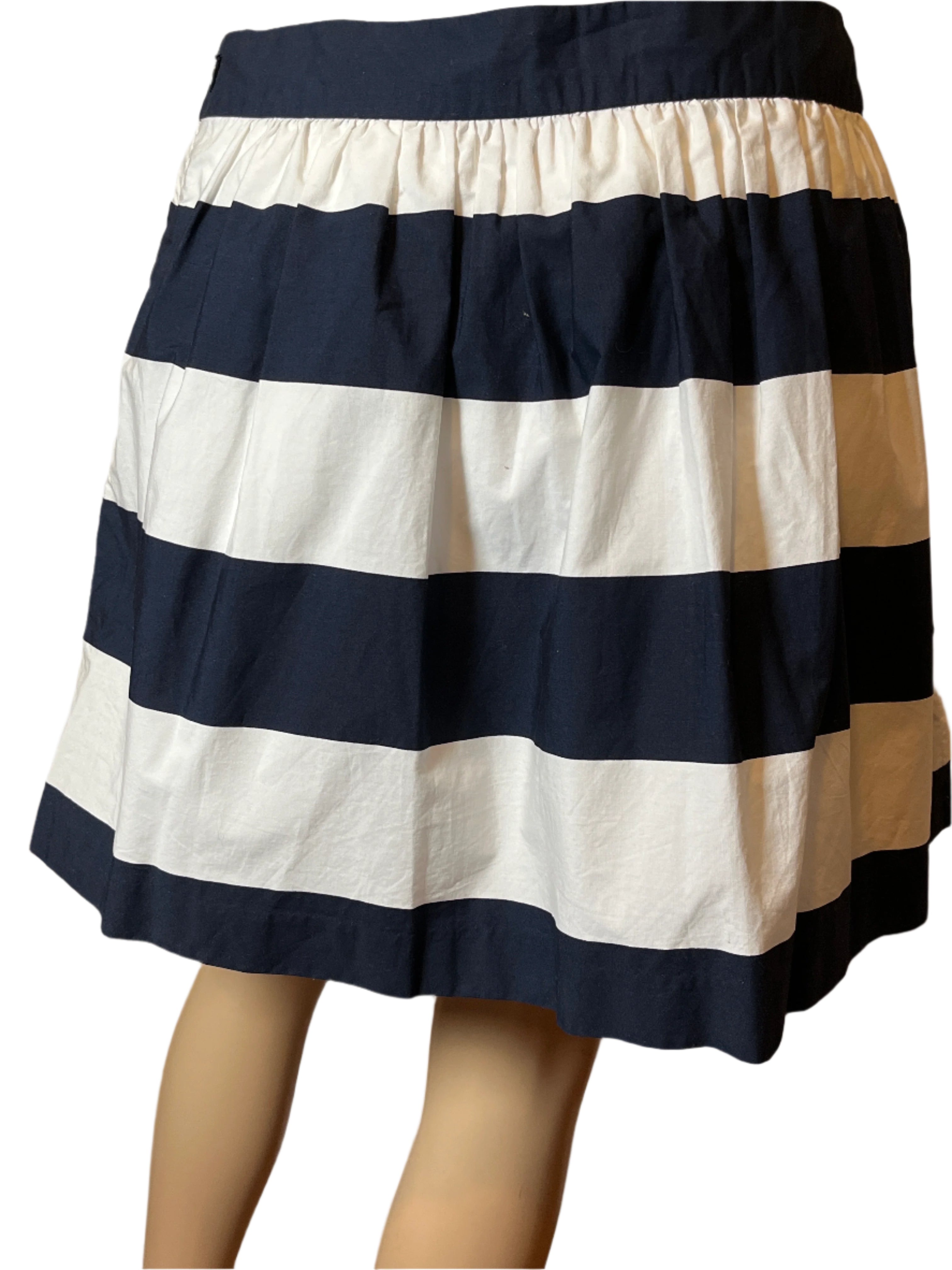 Banana Republic- Striped Skater Skirt (10p)