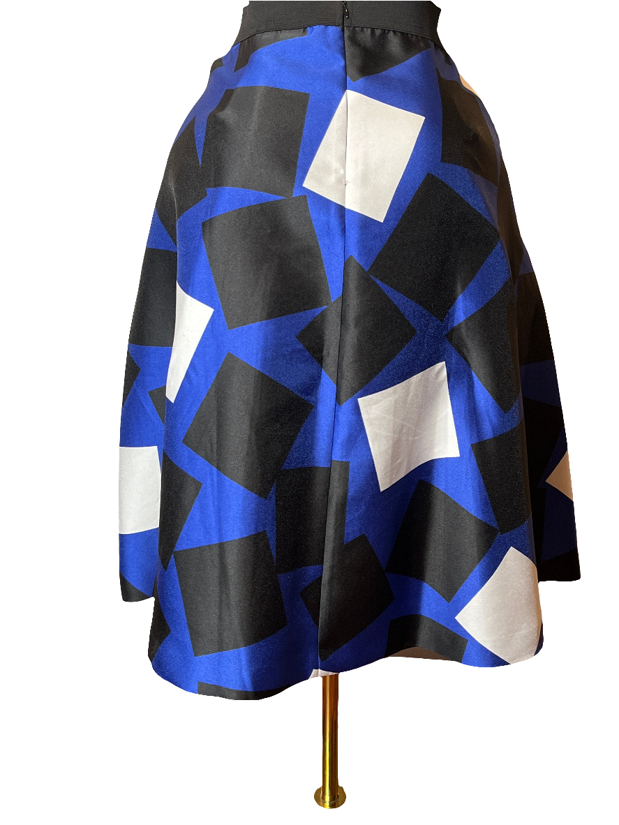 Lane Bryant- Geometric Pattern Midi Skirt