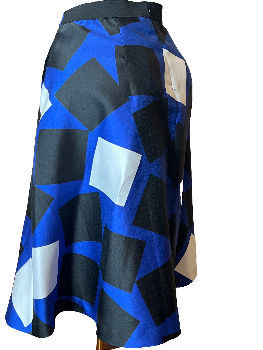 Lane Bryant- Geometric Pattern Midi Skirt
