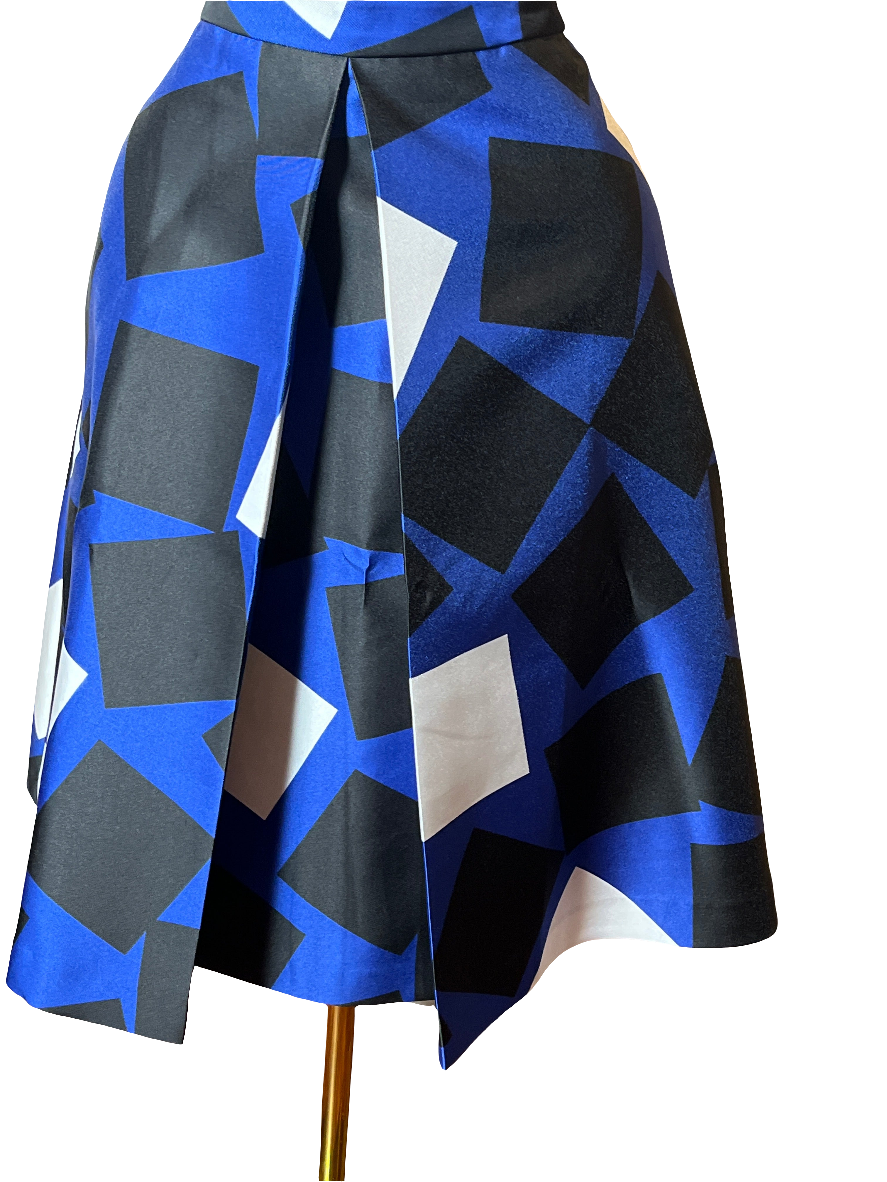 Lane Bryant- Geometric Pattern Midi Skirt