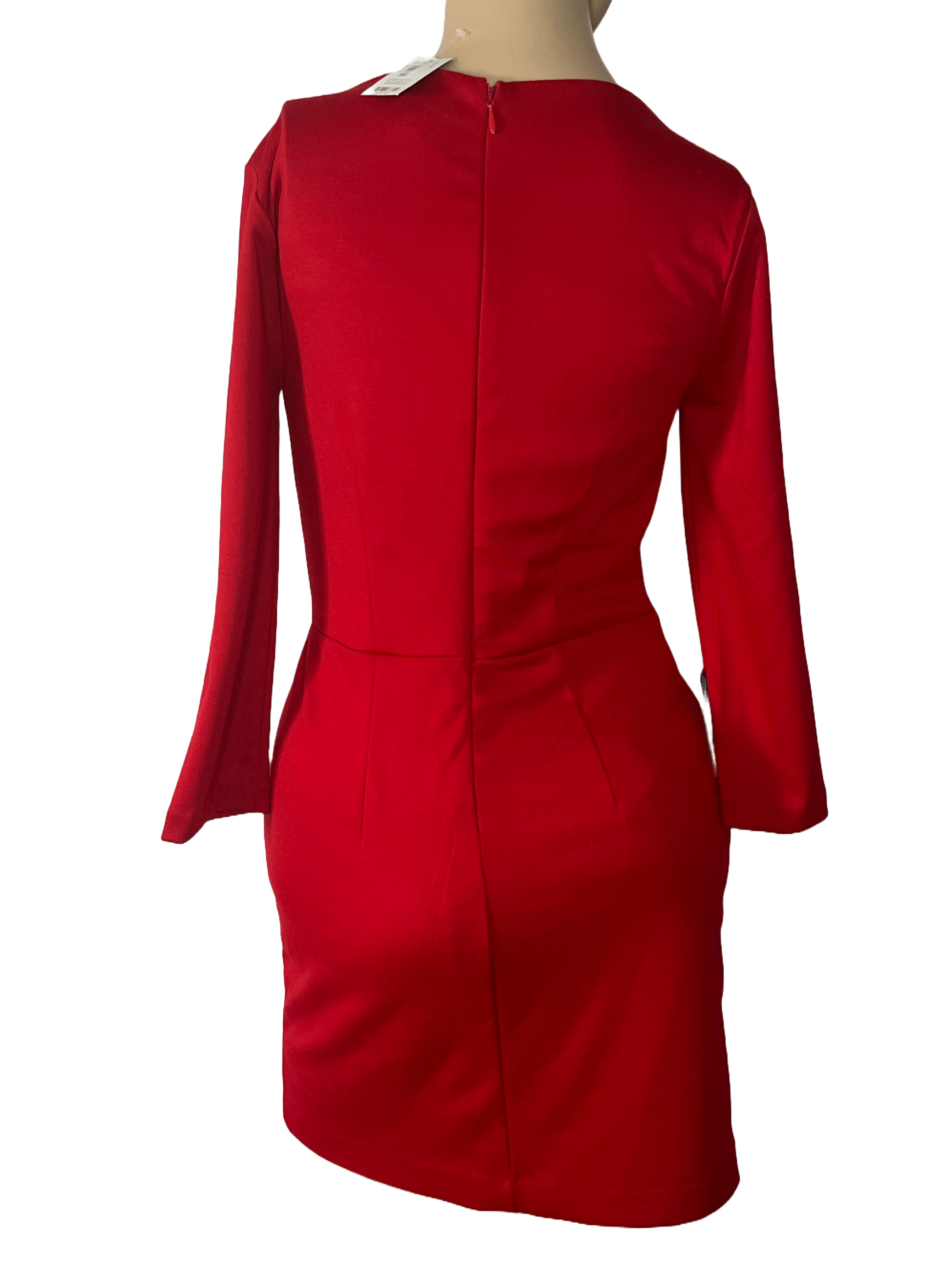 New With Tag-Limited -Red Long Sleeve Dress (size 2)