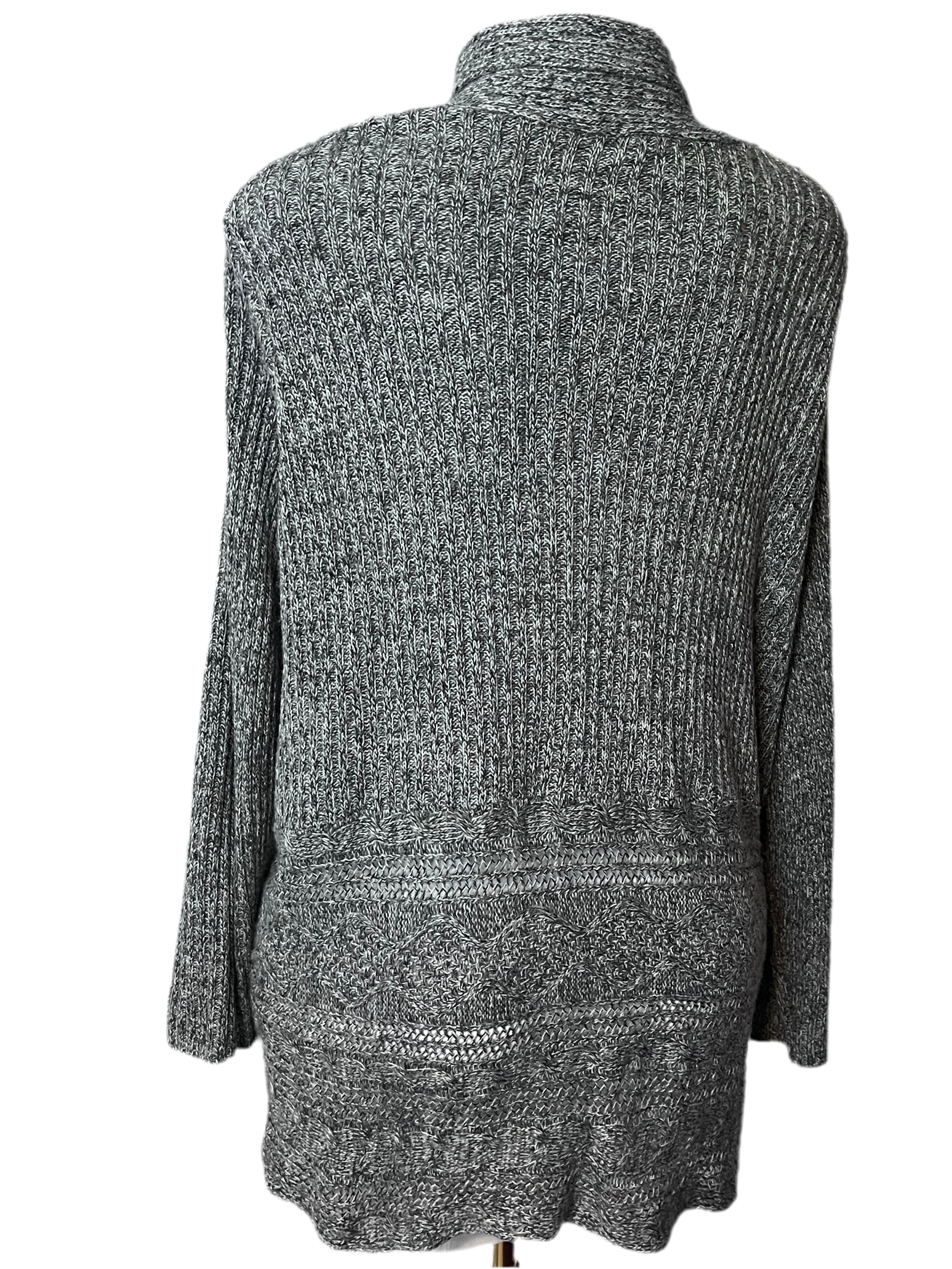 Avenue- Gray Knit Cardigan (size 22/24)
