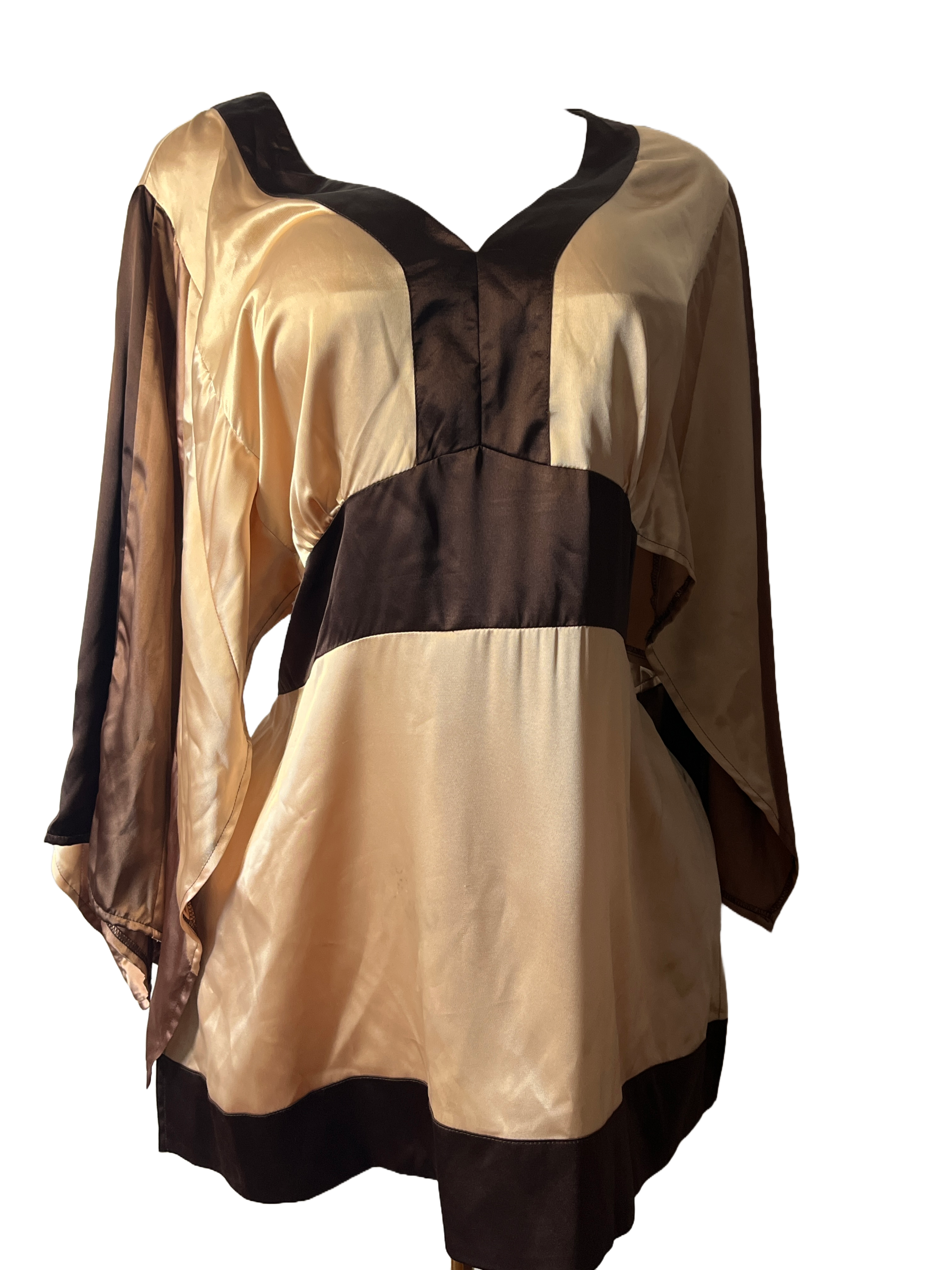 Ashley Stewart -Satin Tunic Top