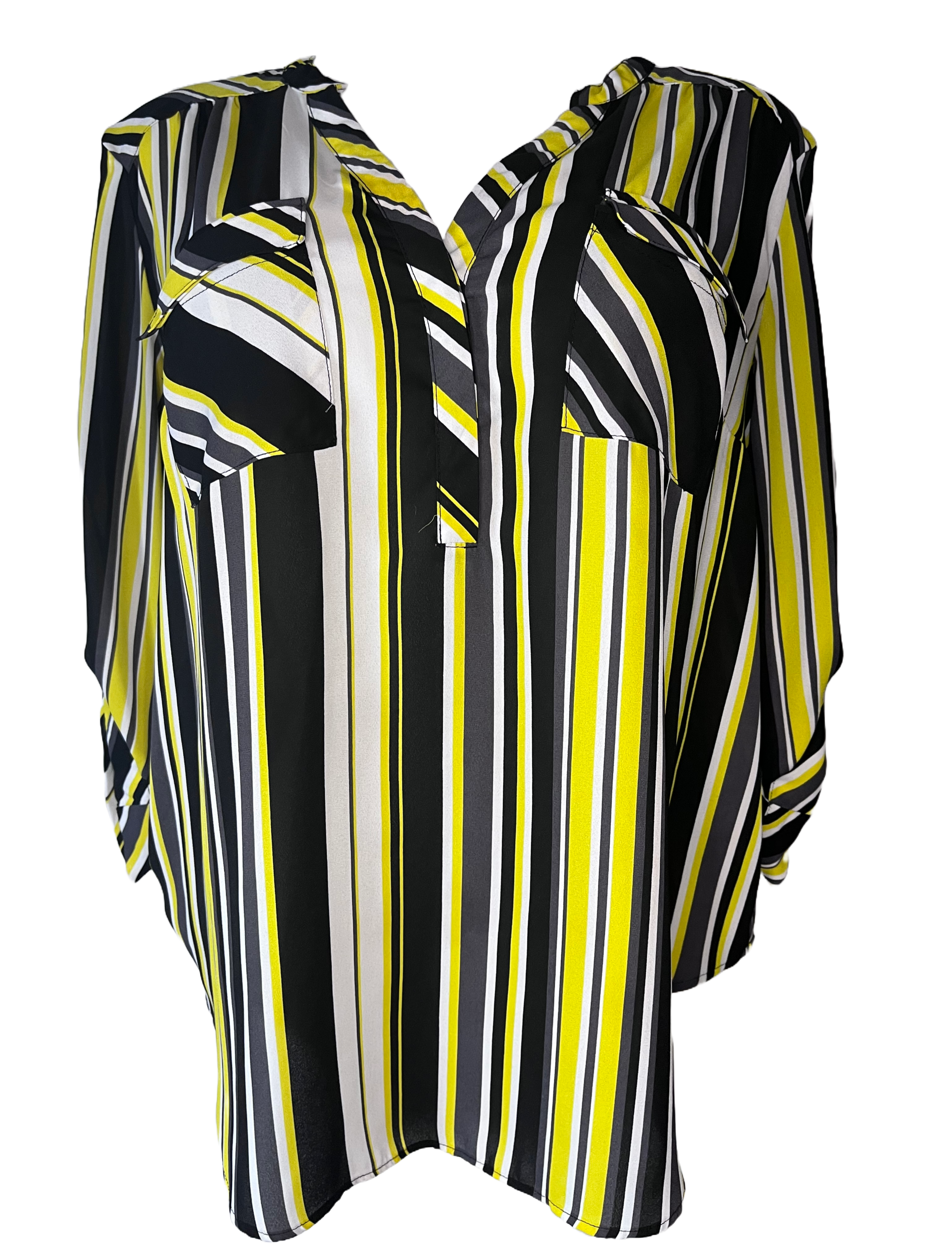 Torrid -Women's Striped Blouse (1x)