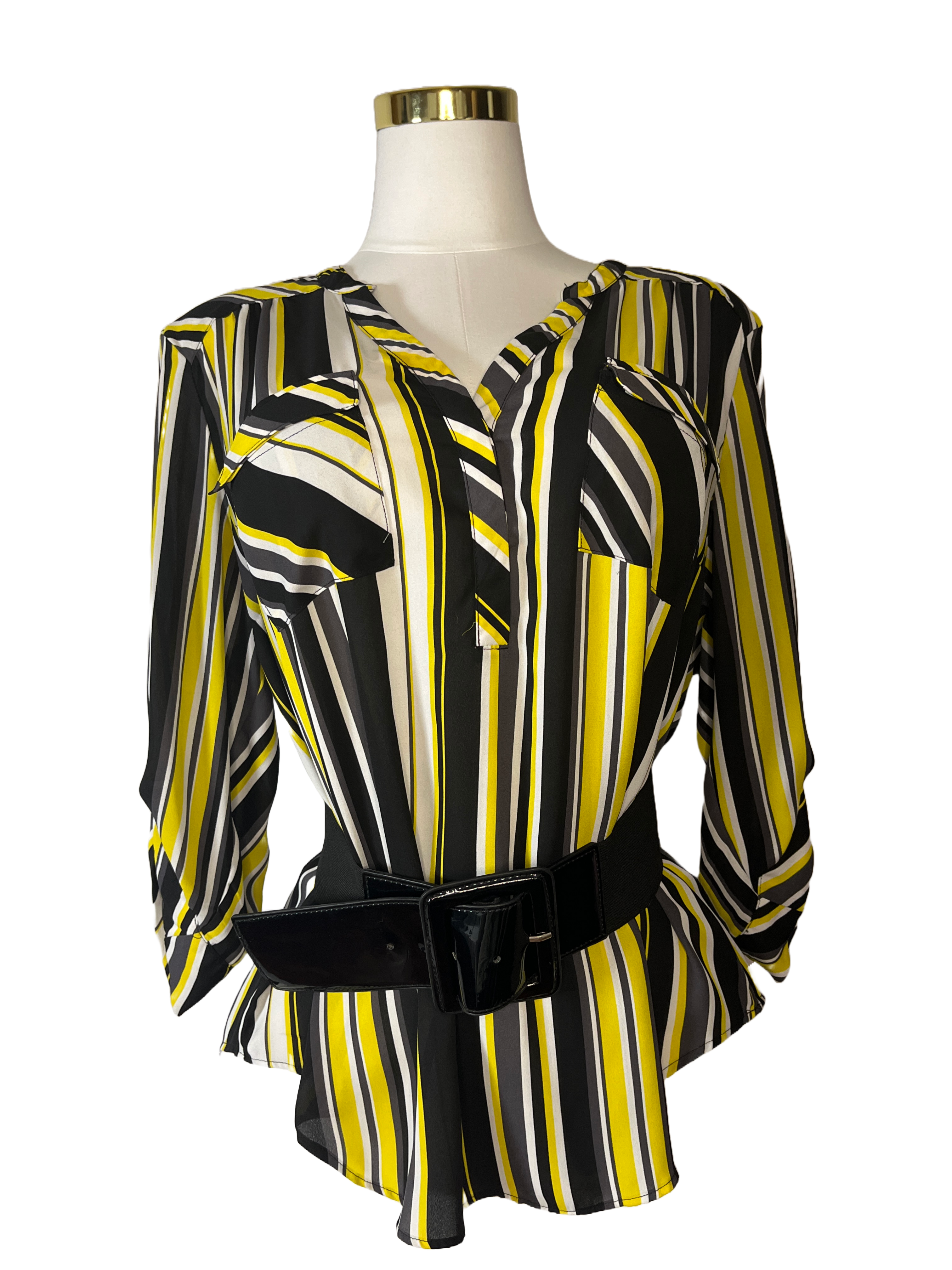 Torrid -Women's Striped Blouse (1x)