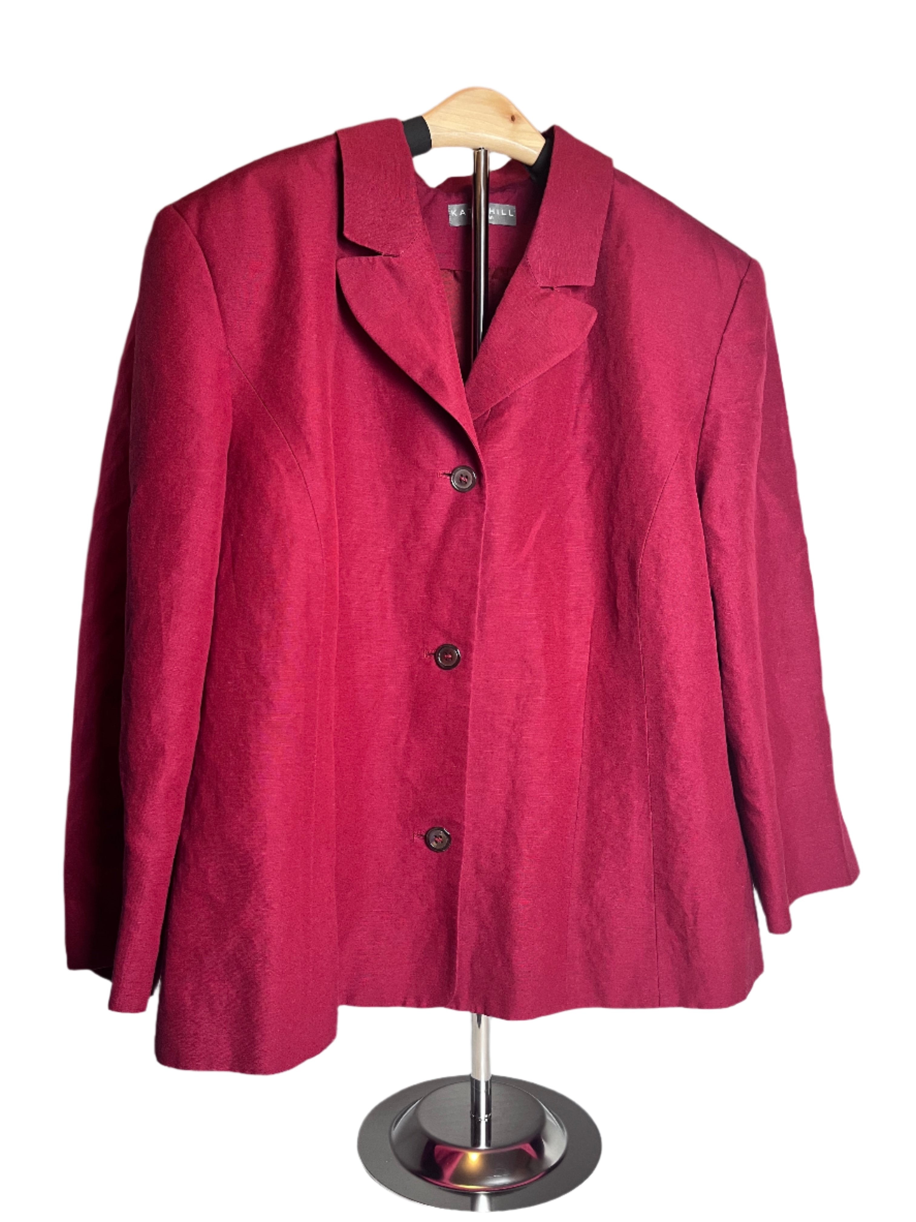 Kate Hill- Women's Red Blazer (18w)