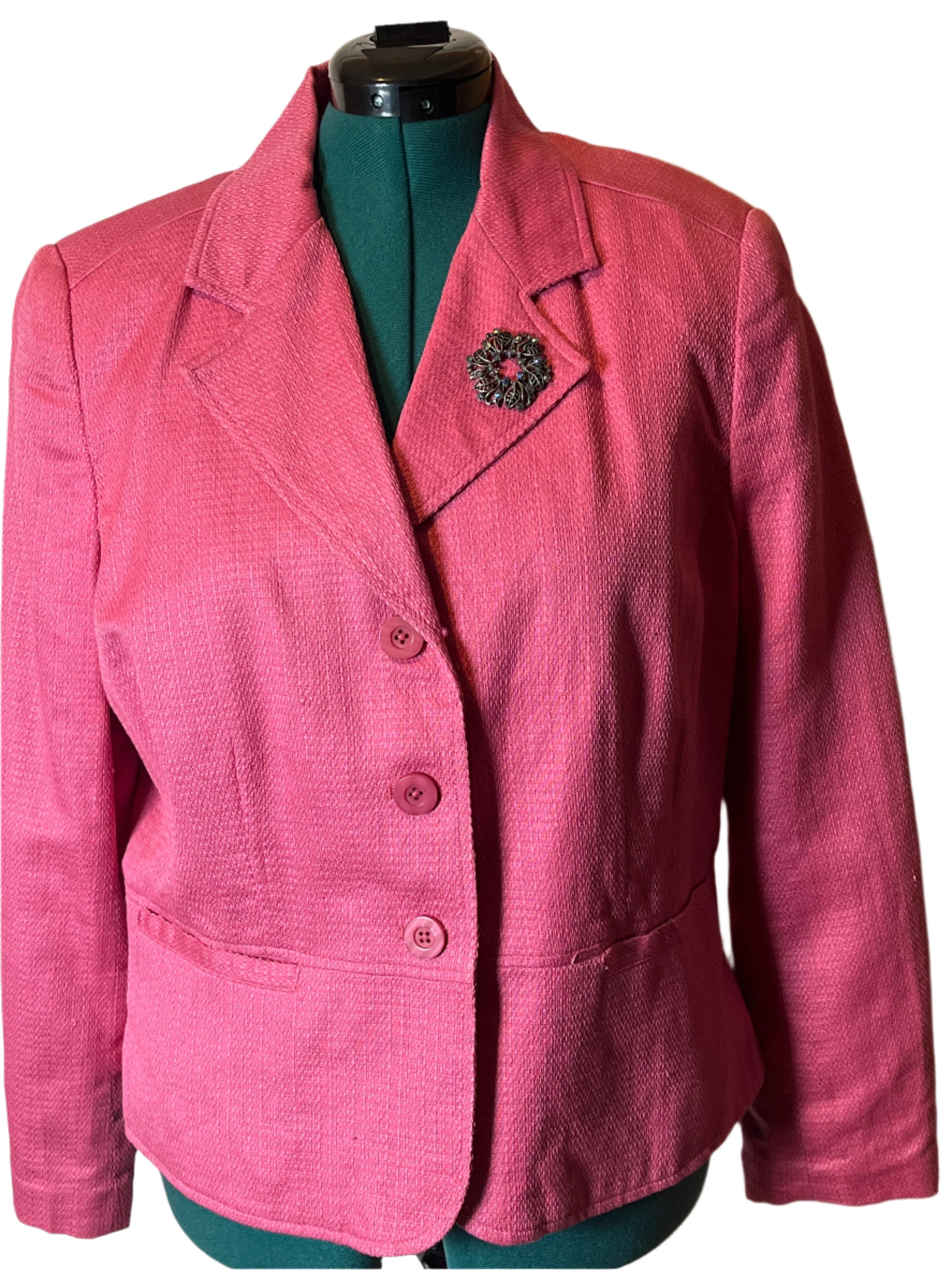 Merna -Pink Women's Blazer (16w)