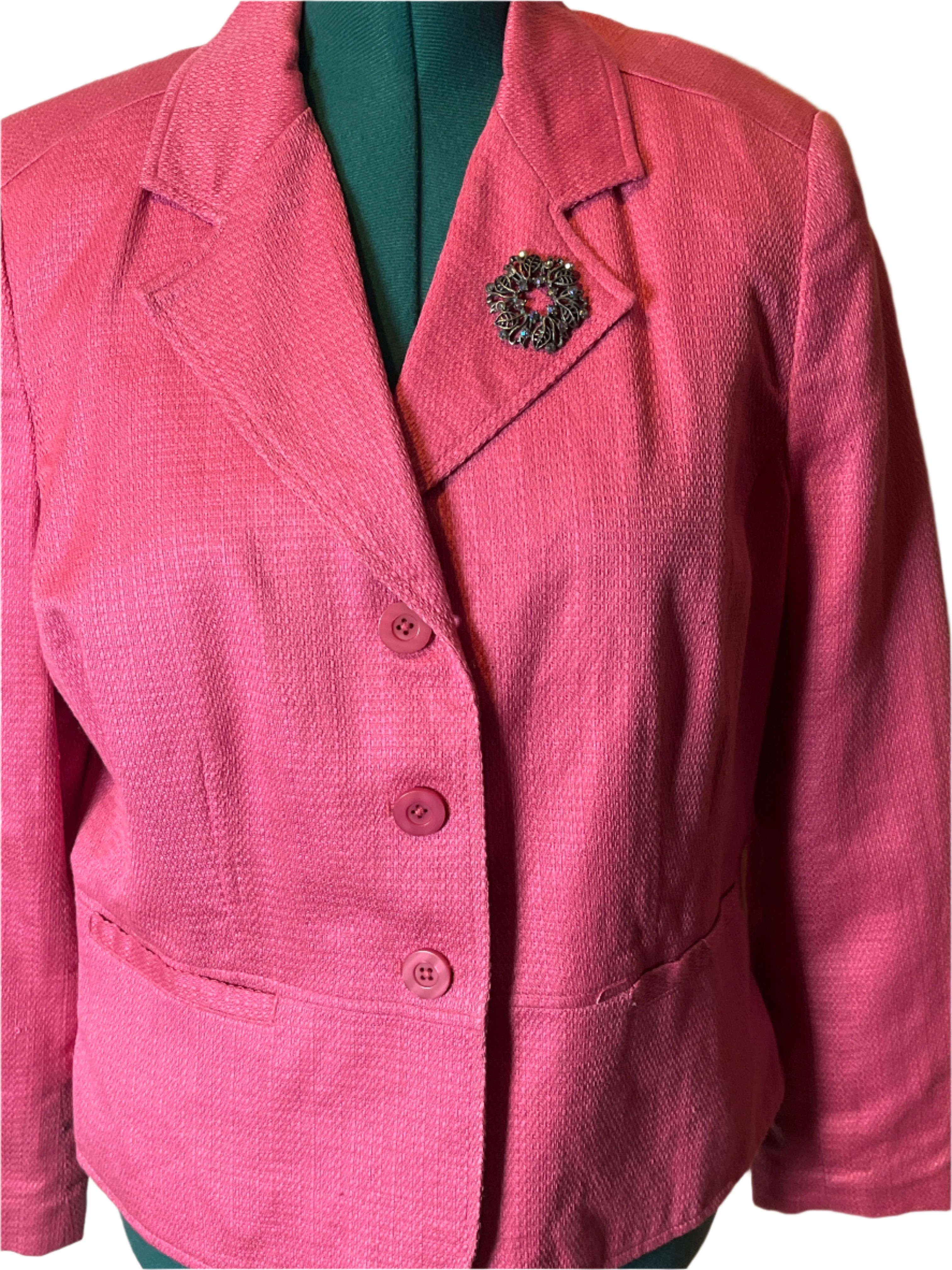 Merna -Pink Women's Blazer (16w)