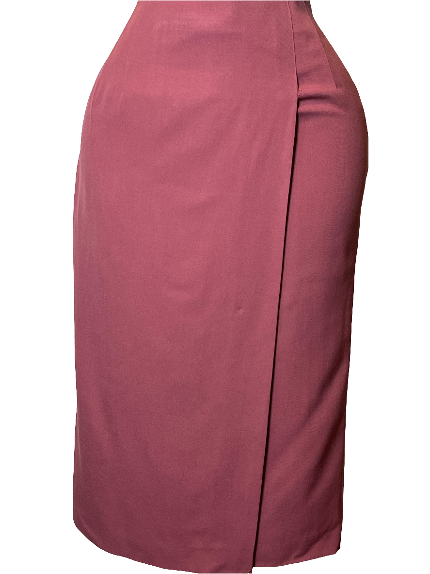 Gianni-Midi Pink Pencil Skirt (size 10)