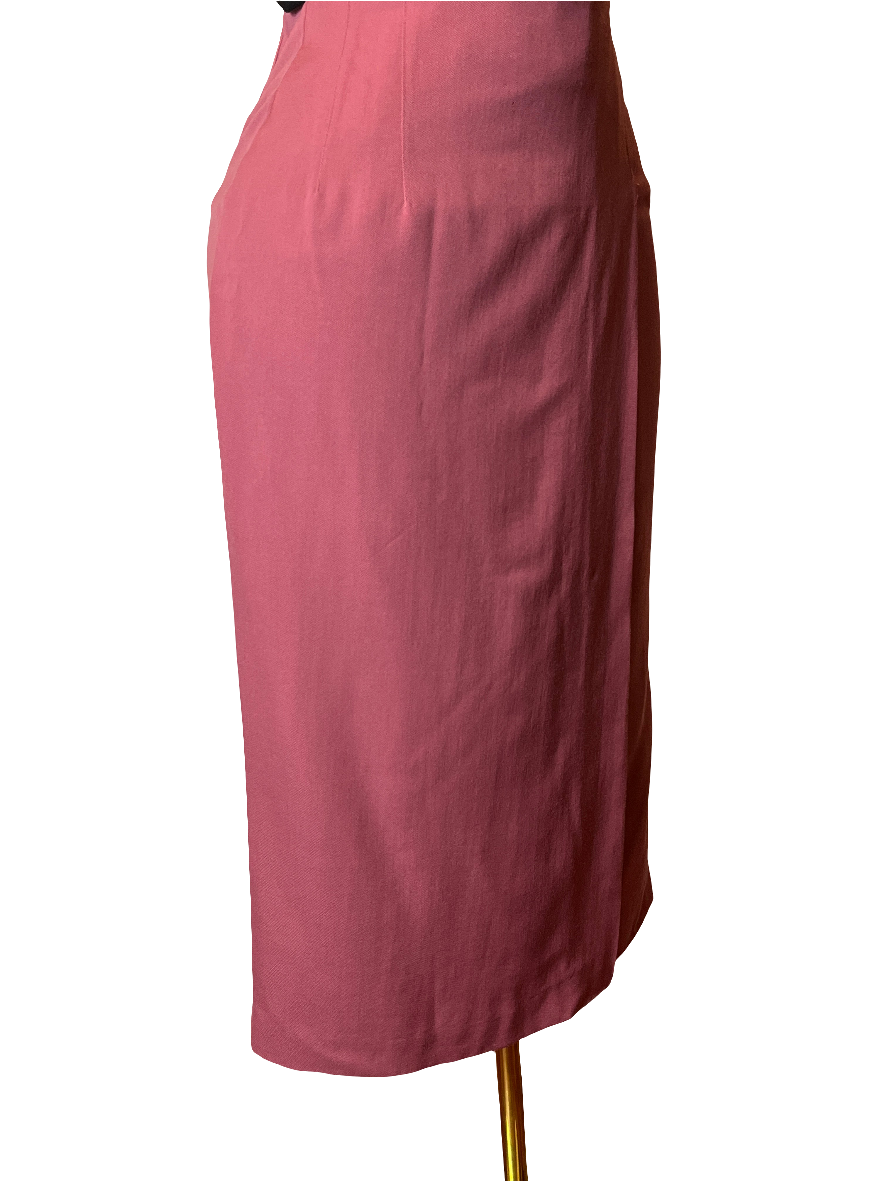 Gianni-Midi Pink Pencil Skirt (size 10)