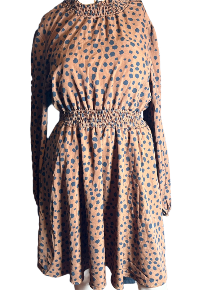 SHEIN -Polka Dot Dress (size L)