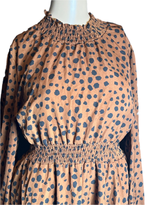 SHEIN -Polka Dot Dress (size L)