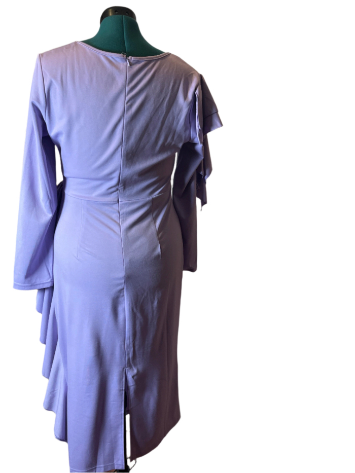 SHEIN- Elegant Lavender Dress (size 12)