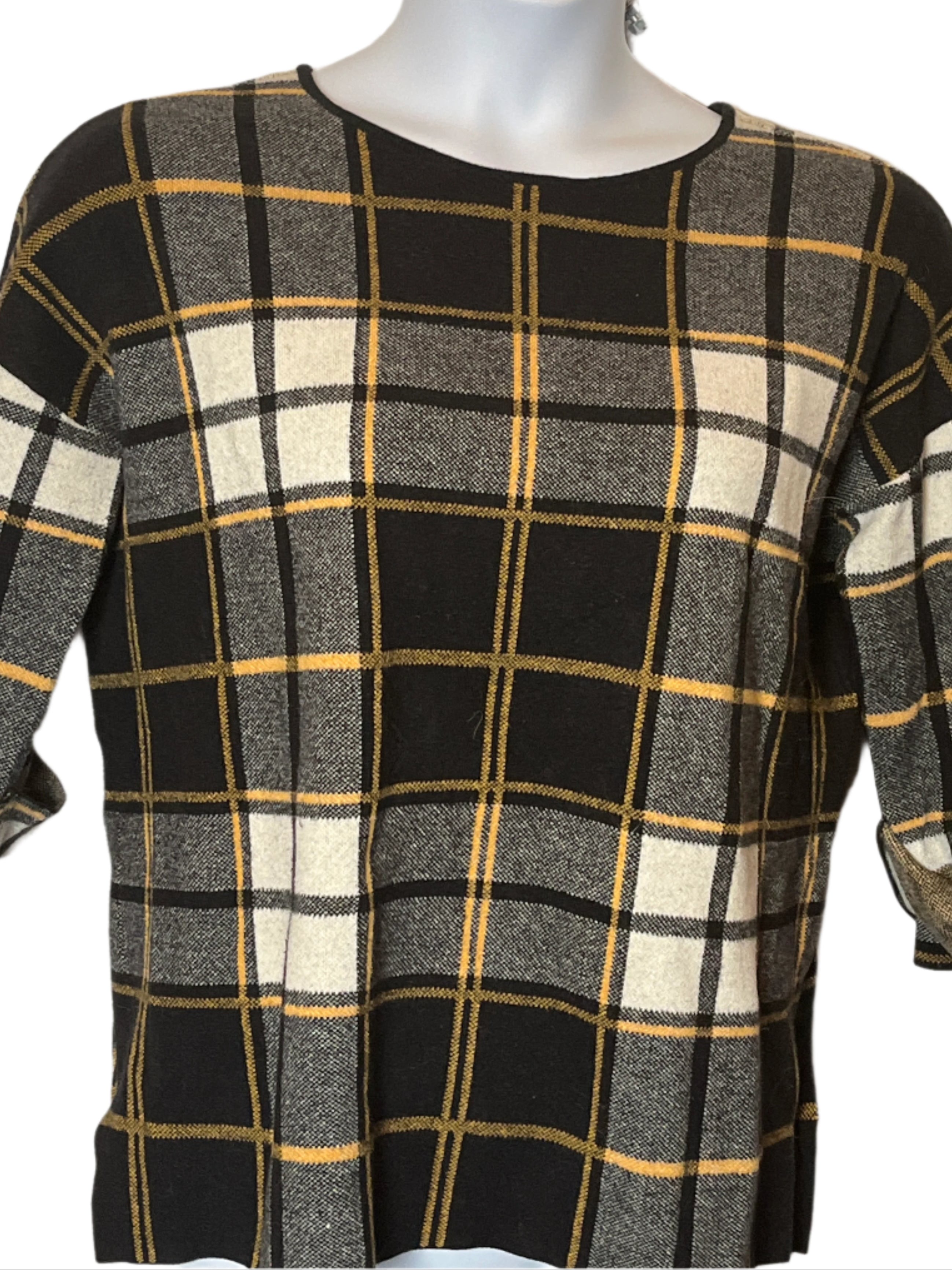 Plaid Long Sleeve Top (size 2x)
