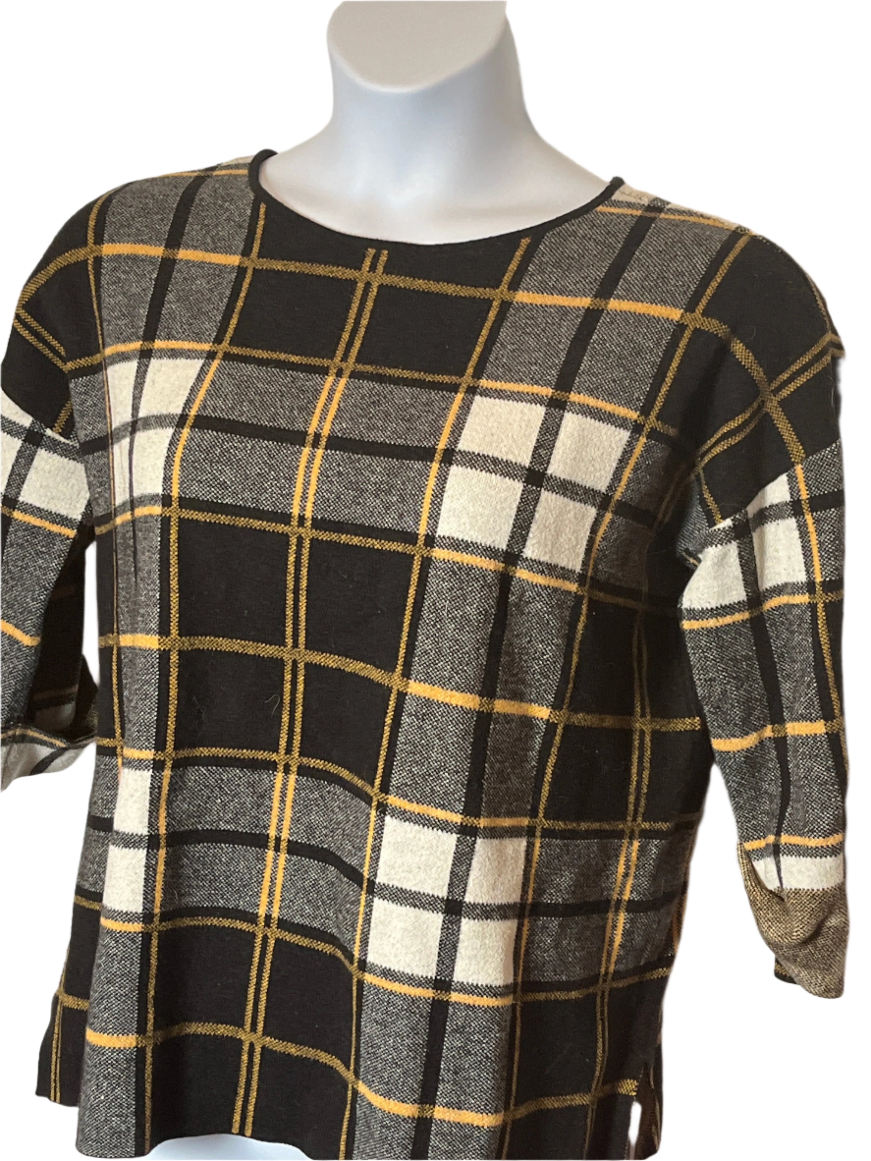 Plaid Long Sleeve Top (size 2x)