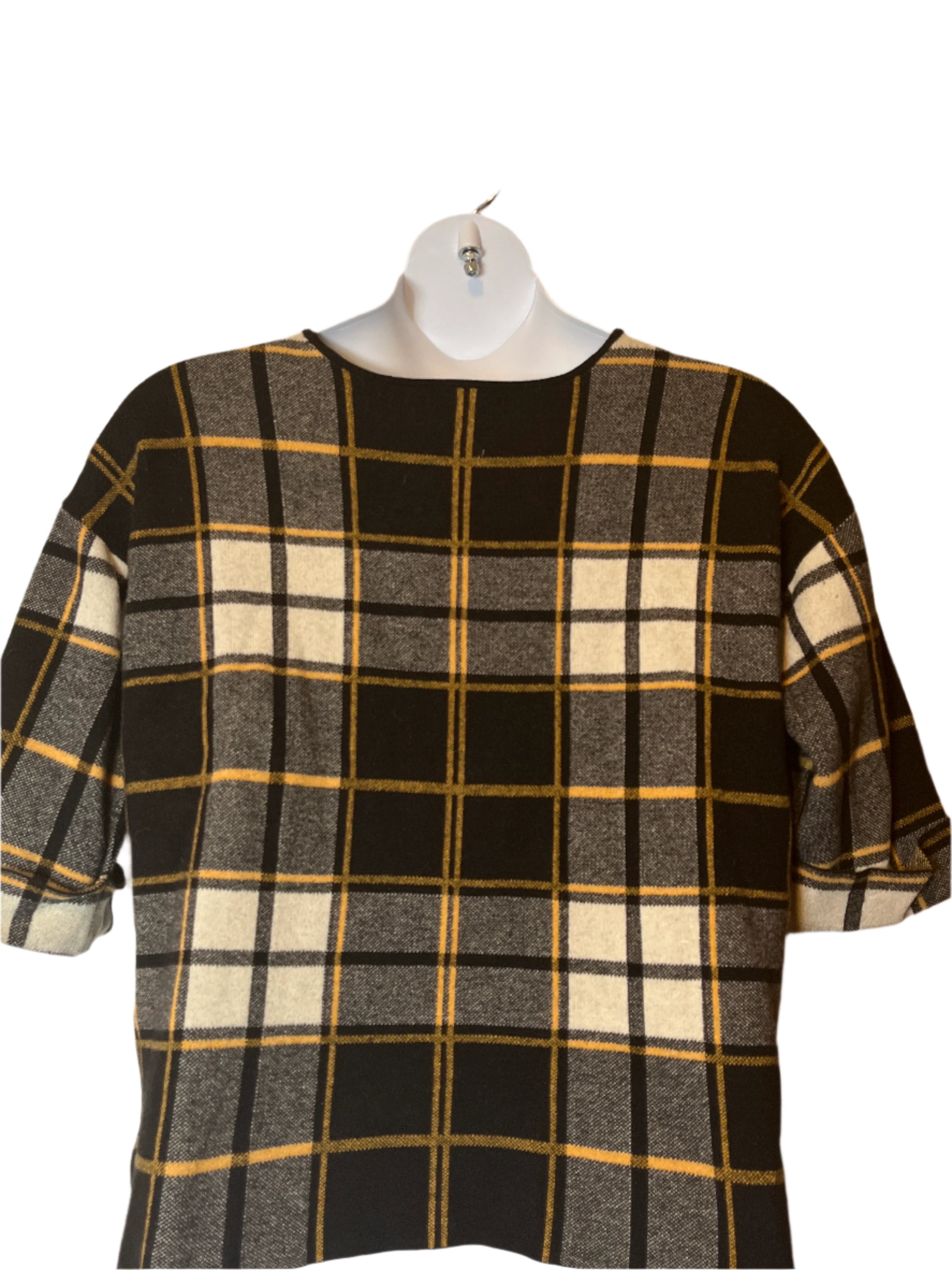 Plaid Long Sleeve Top (size 2x)