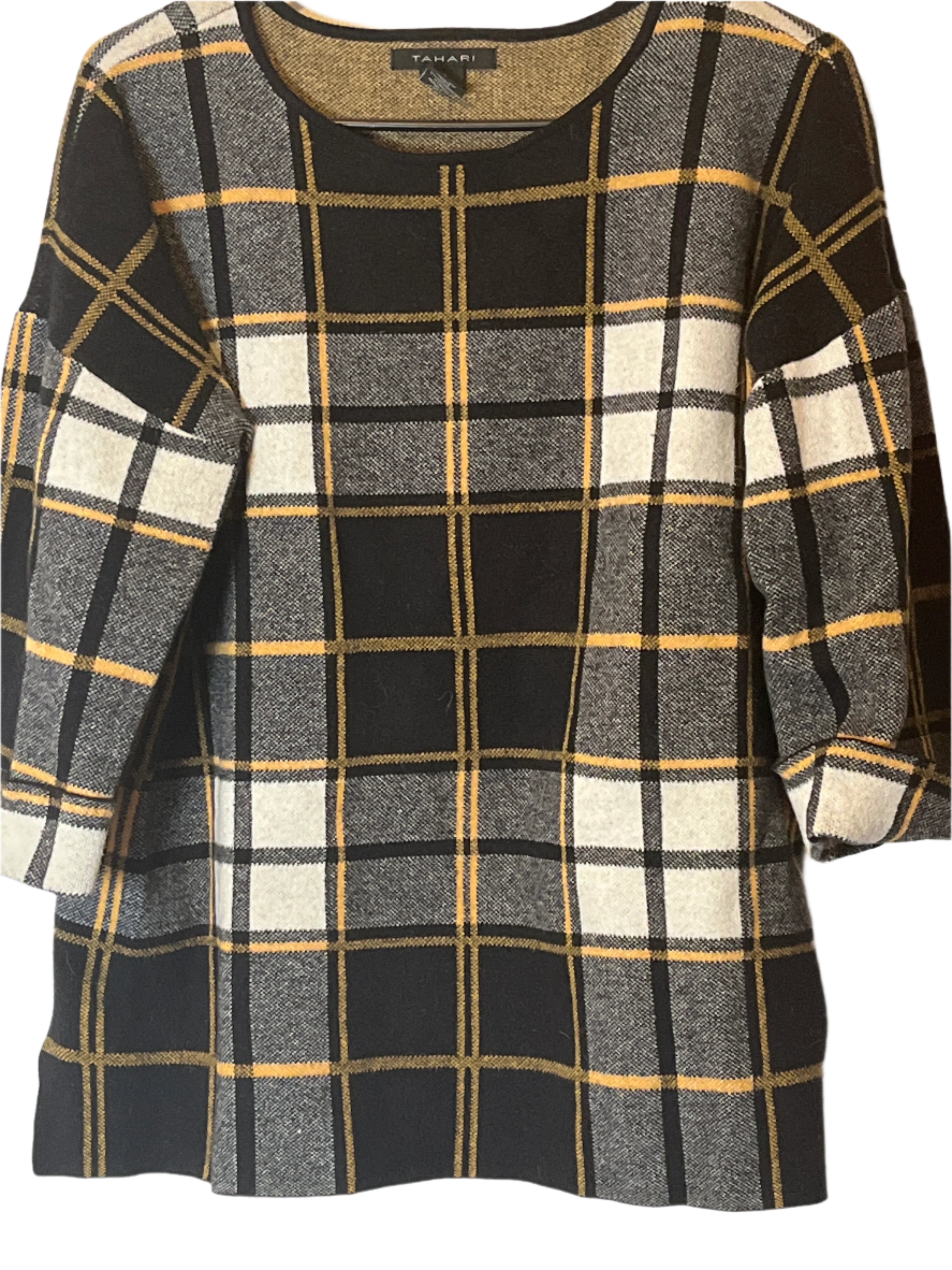 Plaid Long Sleeve Top (size 2x)