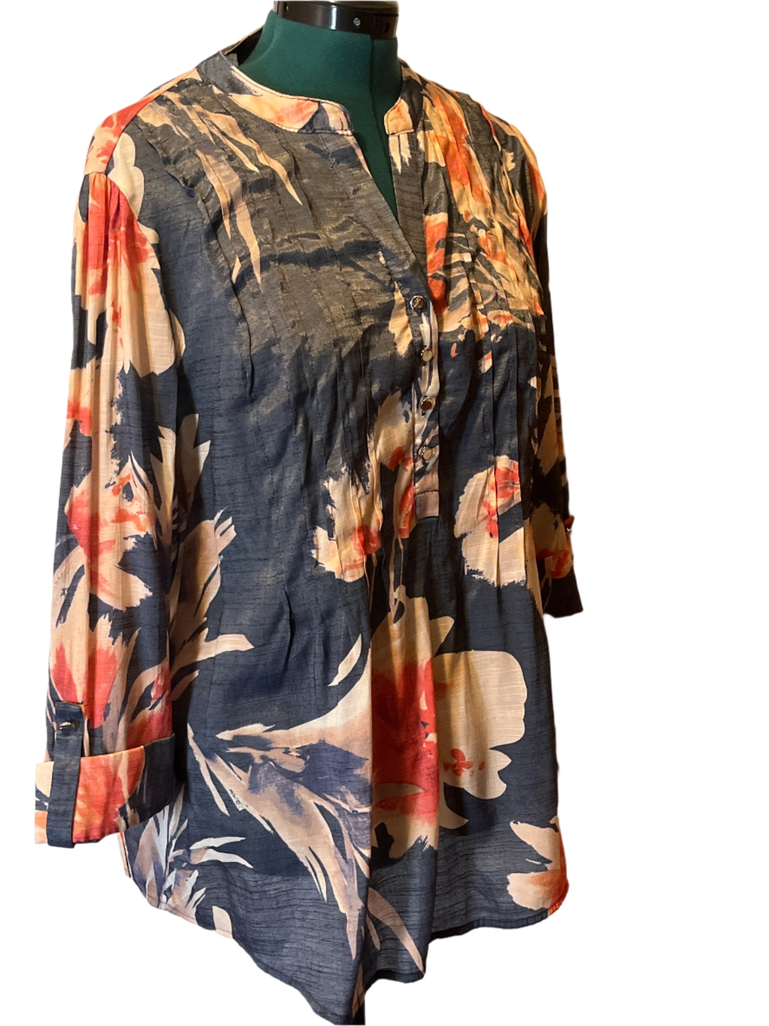 Cocomo -Floral Tunic Top (2x)