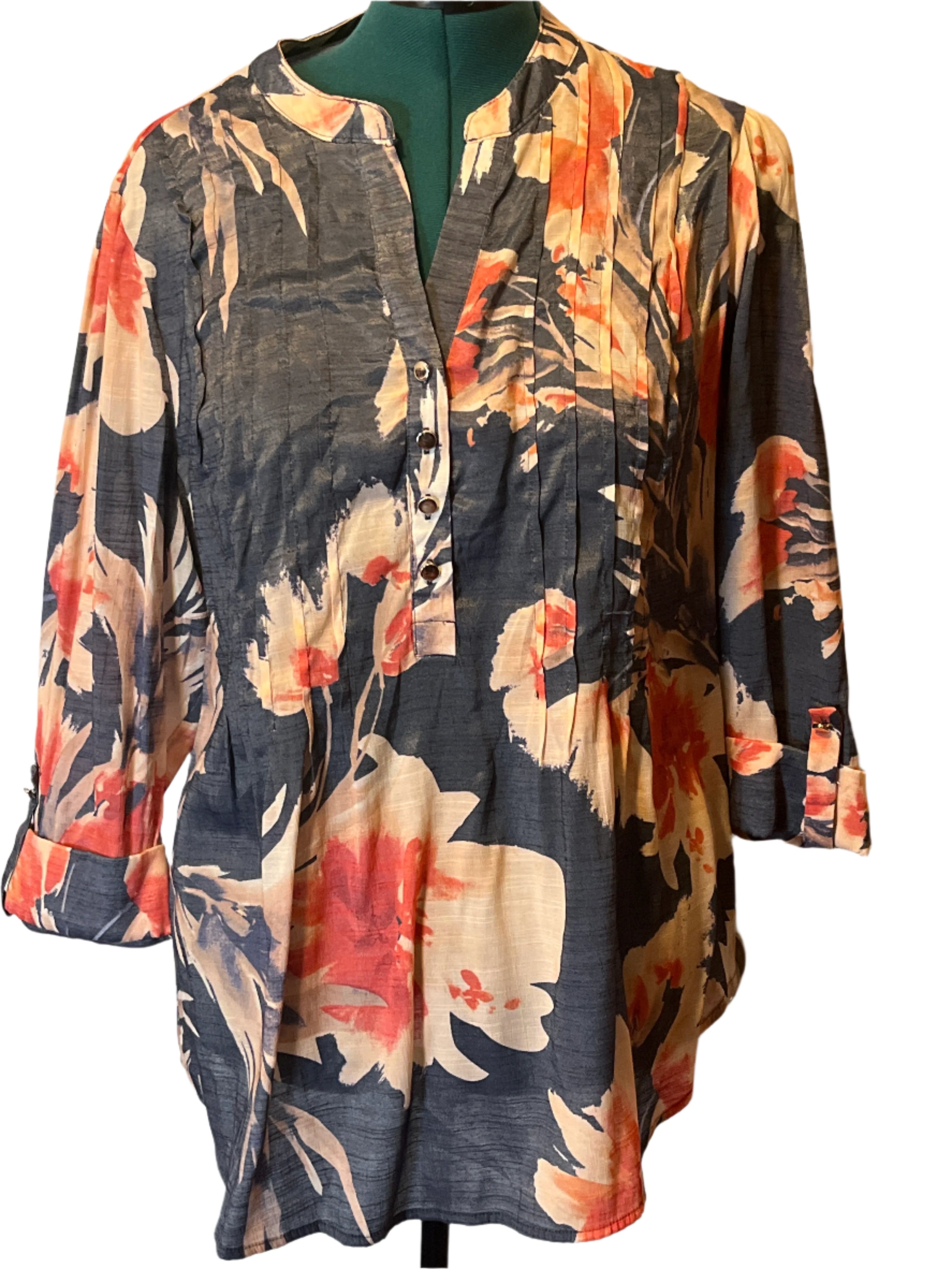 Cocomo -Floral Tunic Top (2x)
