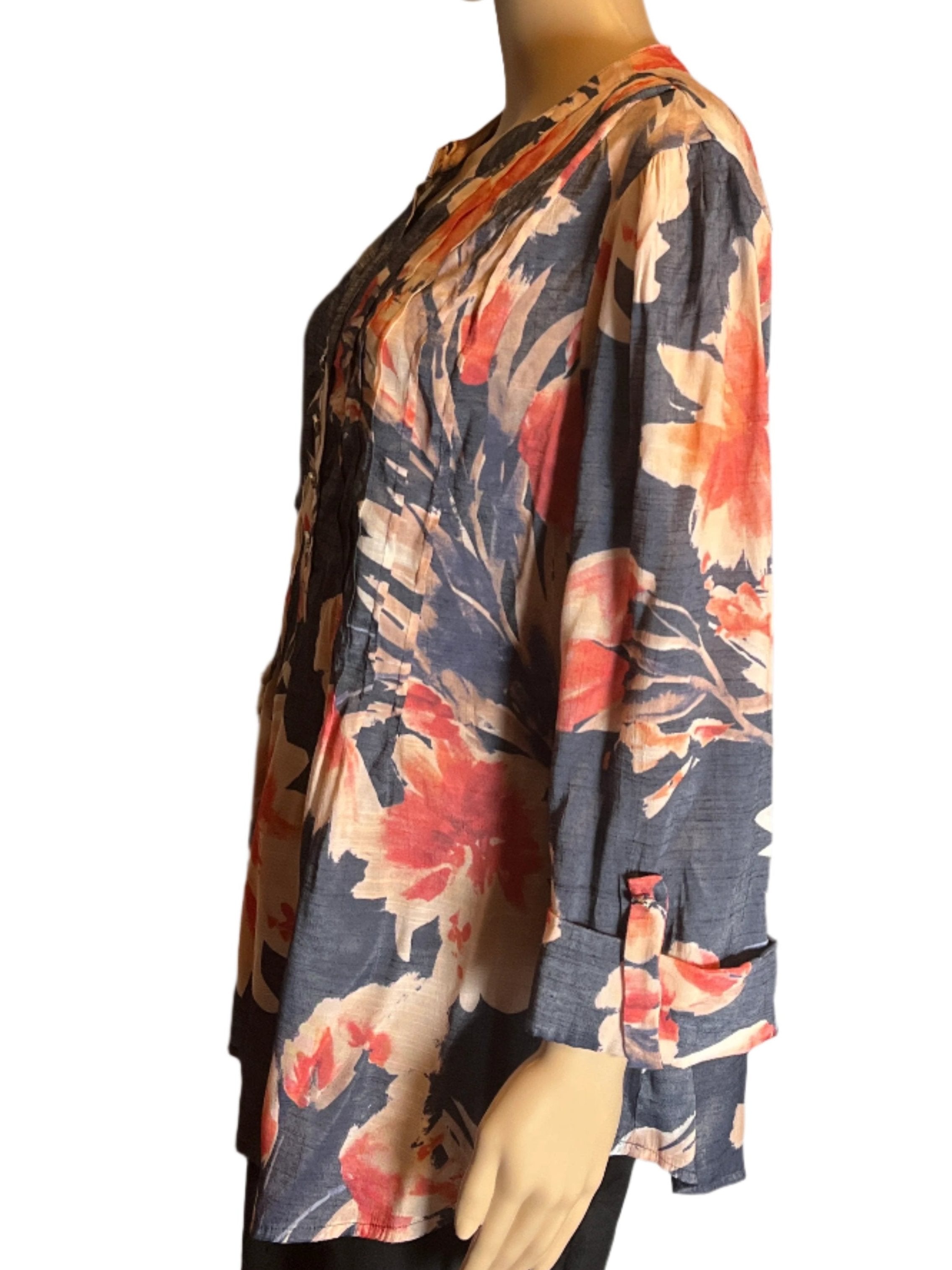 Cocomo -Floral Tunic Top (2x)