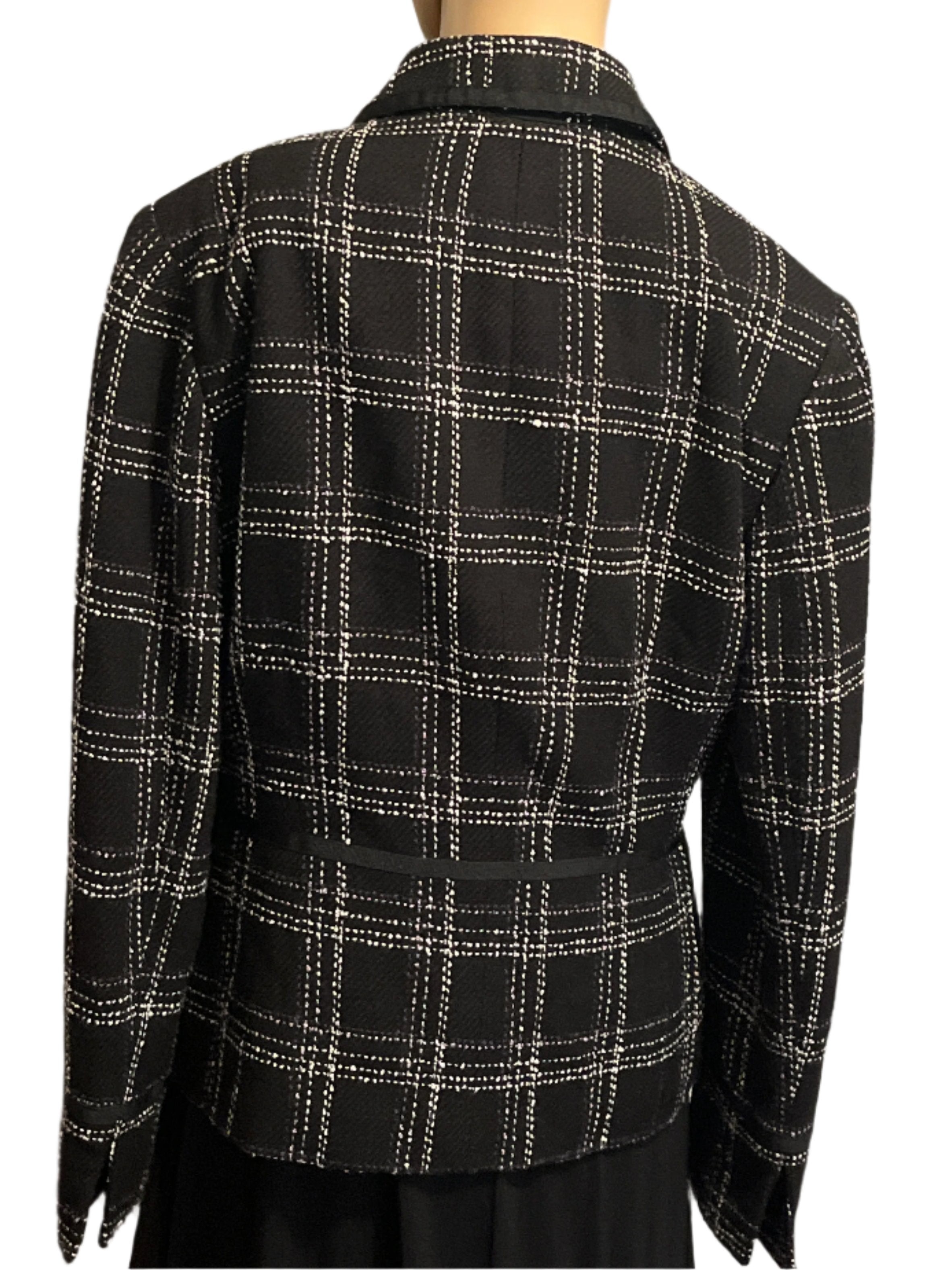 Norton McNaughton- Women's Plaid Blazer