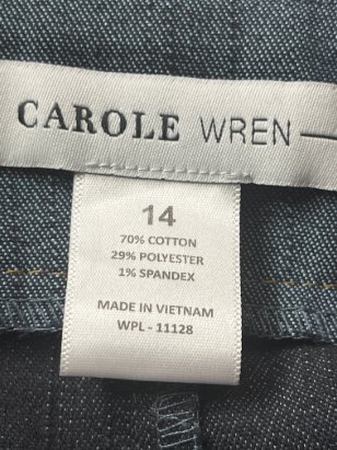 Carol Wren- Denim Skirt (size 14)
