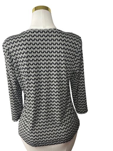 Liz Claiborne -Women's Patterned Long Sleeve Shirt
