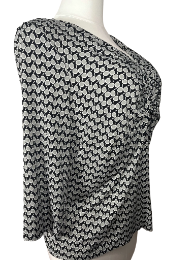 Liz Claiborne -Women's Patterned Long Sleeve Shirt