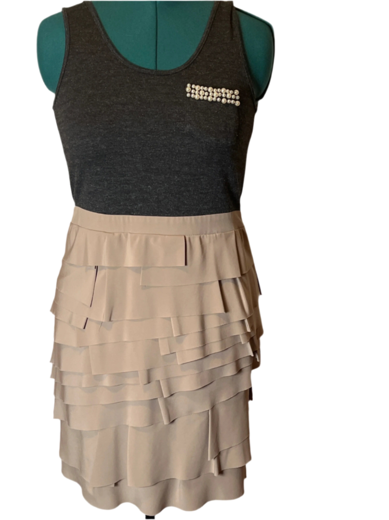 Ark & Co - Two-tone Sleeveless Dress (size Large)