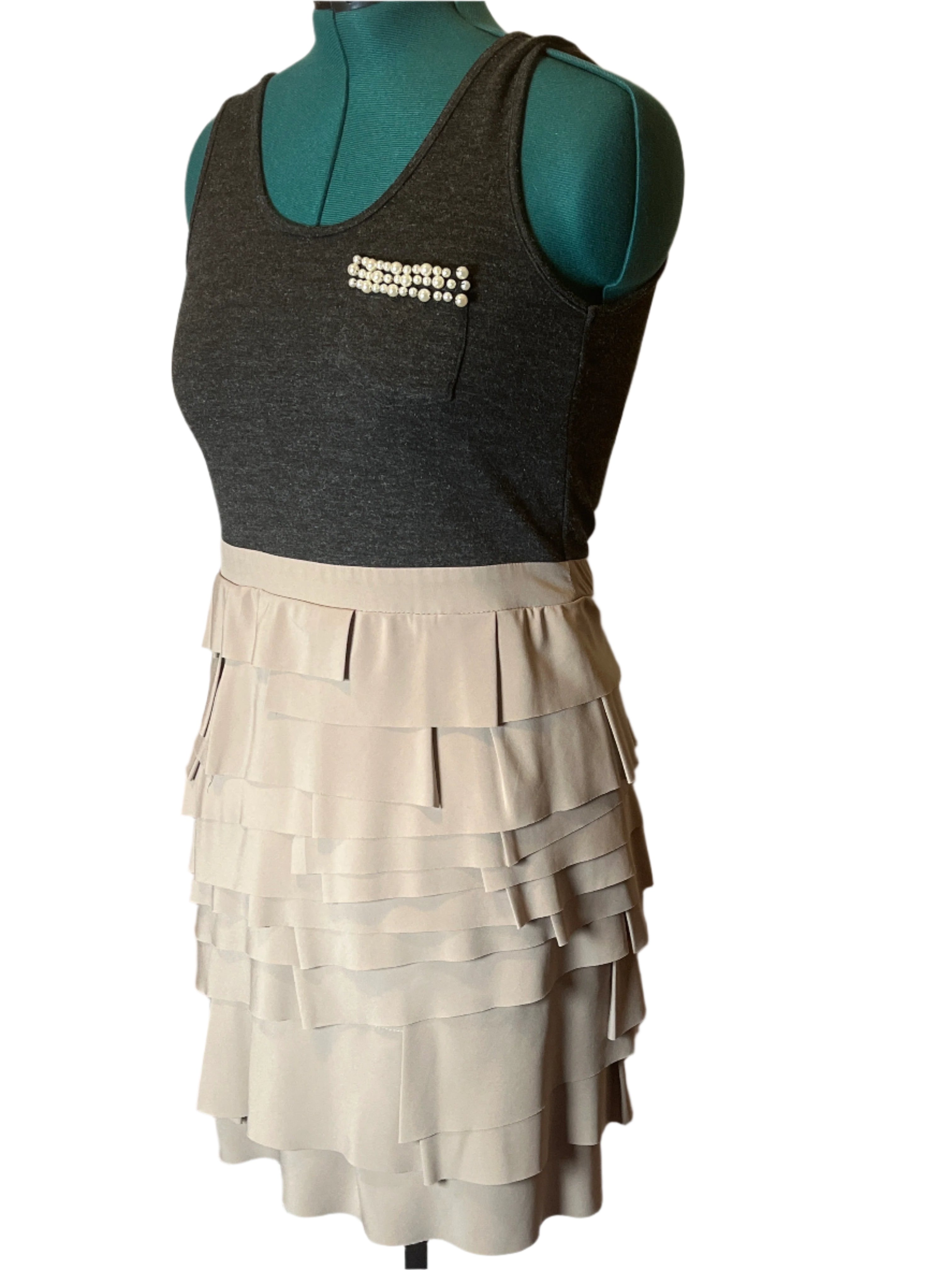 Ark & Co - Two-tone Sleeveless Dress (size Large)
