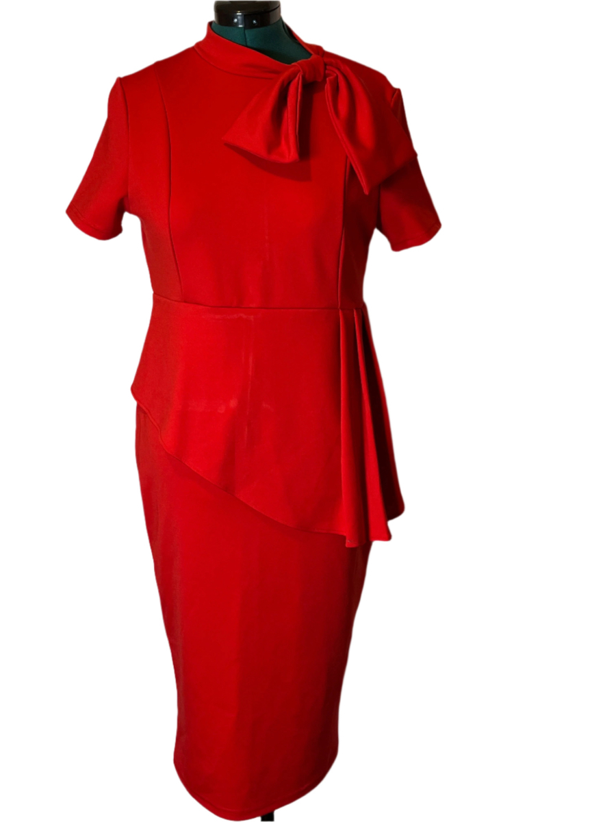 Elegant Red Dress (XL)