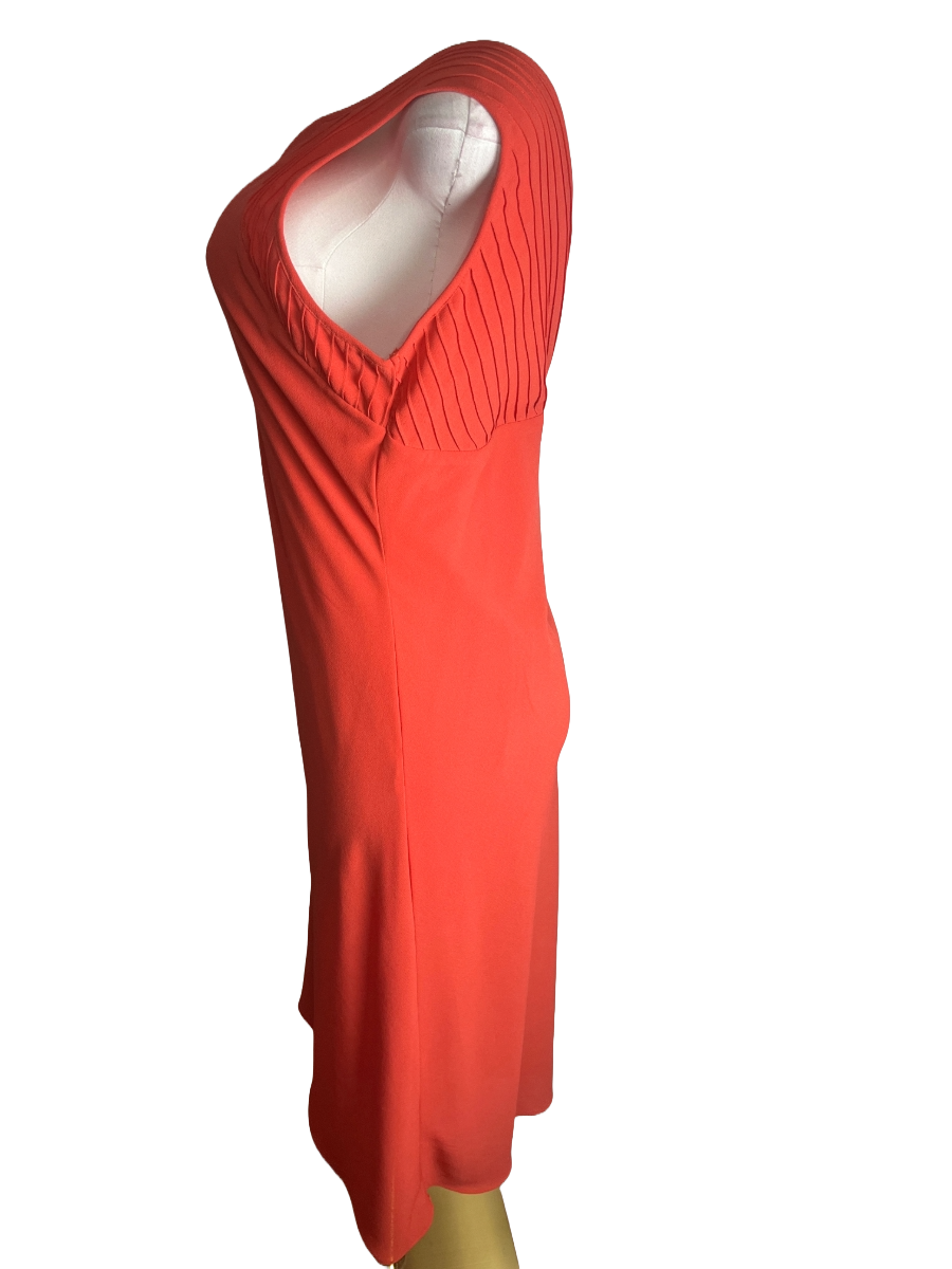 Sleeveless Orange Dress (size 14)