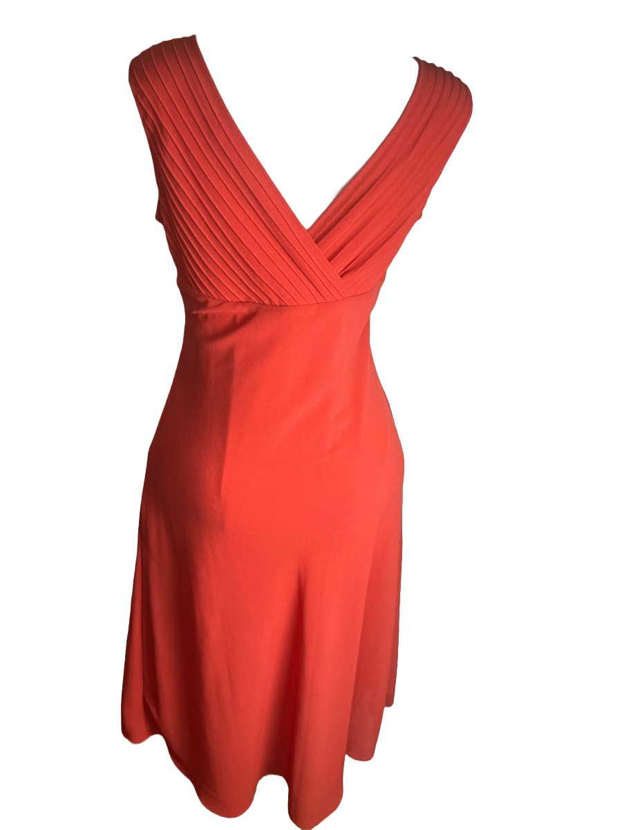 Sleeveless Orange Dress (size 14)