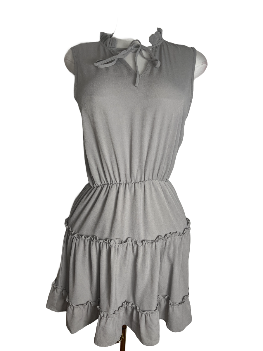 Grey Sleeveless Dress (size M)