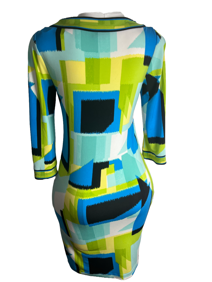 Dana Buchanan - Geometric Pattern Dress