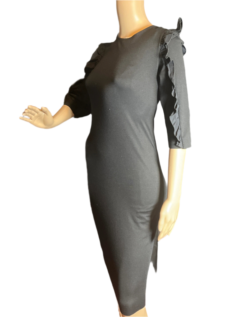 Zara - Elegant Black Dress (S )