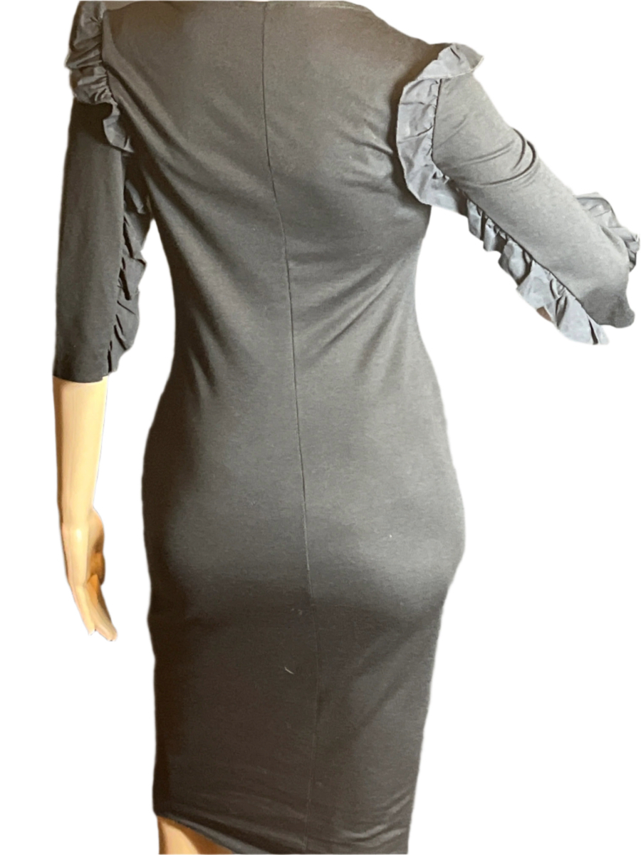 Zara - Elegant Black Dress (S )