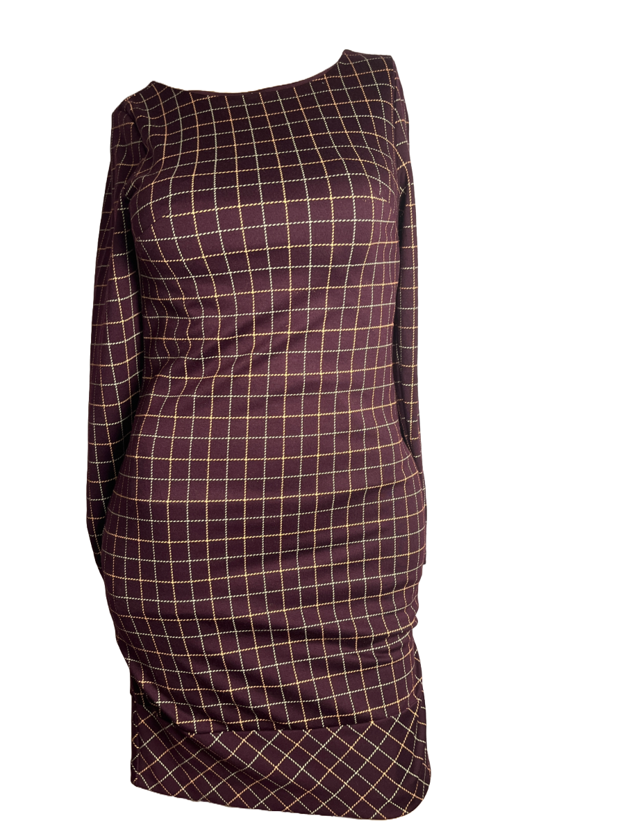  Checkered Pencil/Cocktail Dress (xxs)
