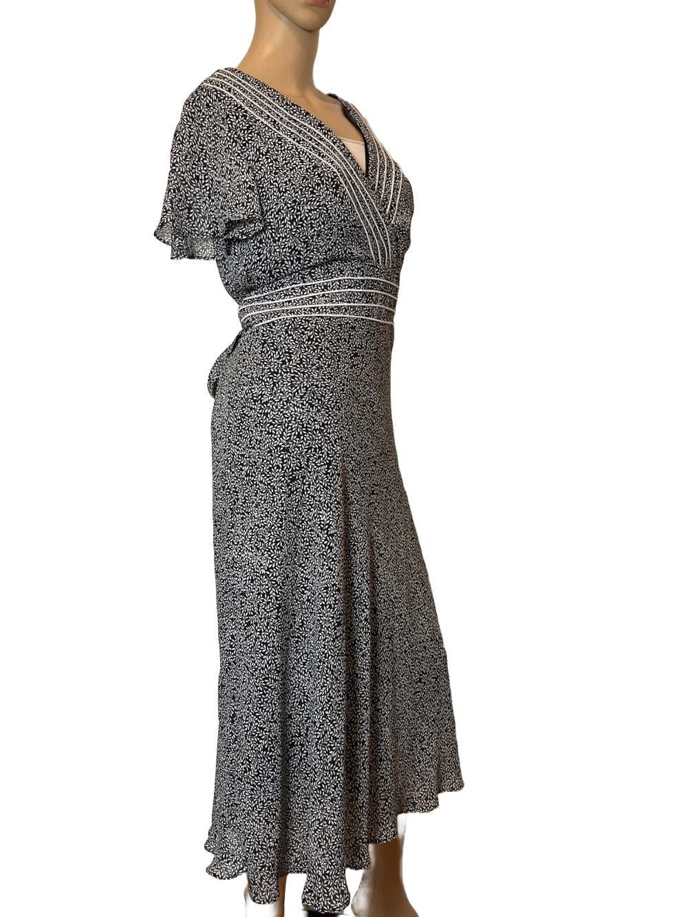 Effortless Elegance: R&K Short Sleeve Maxi Dress (Size 10)