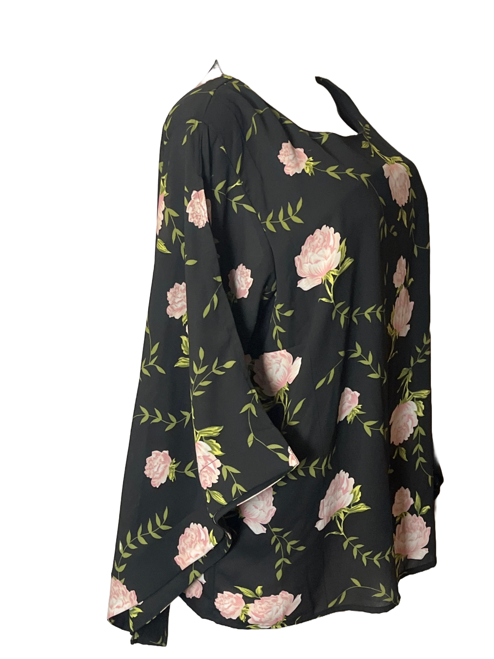 Effortless Chic: Ashley Stewart Batwing Blouse – Size 18/20