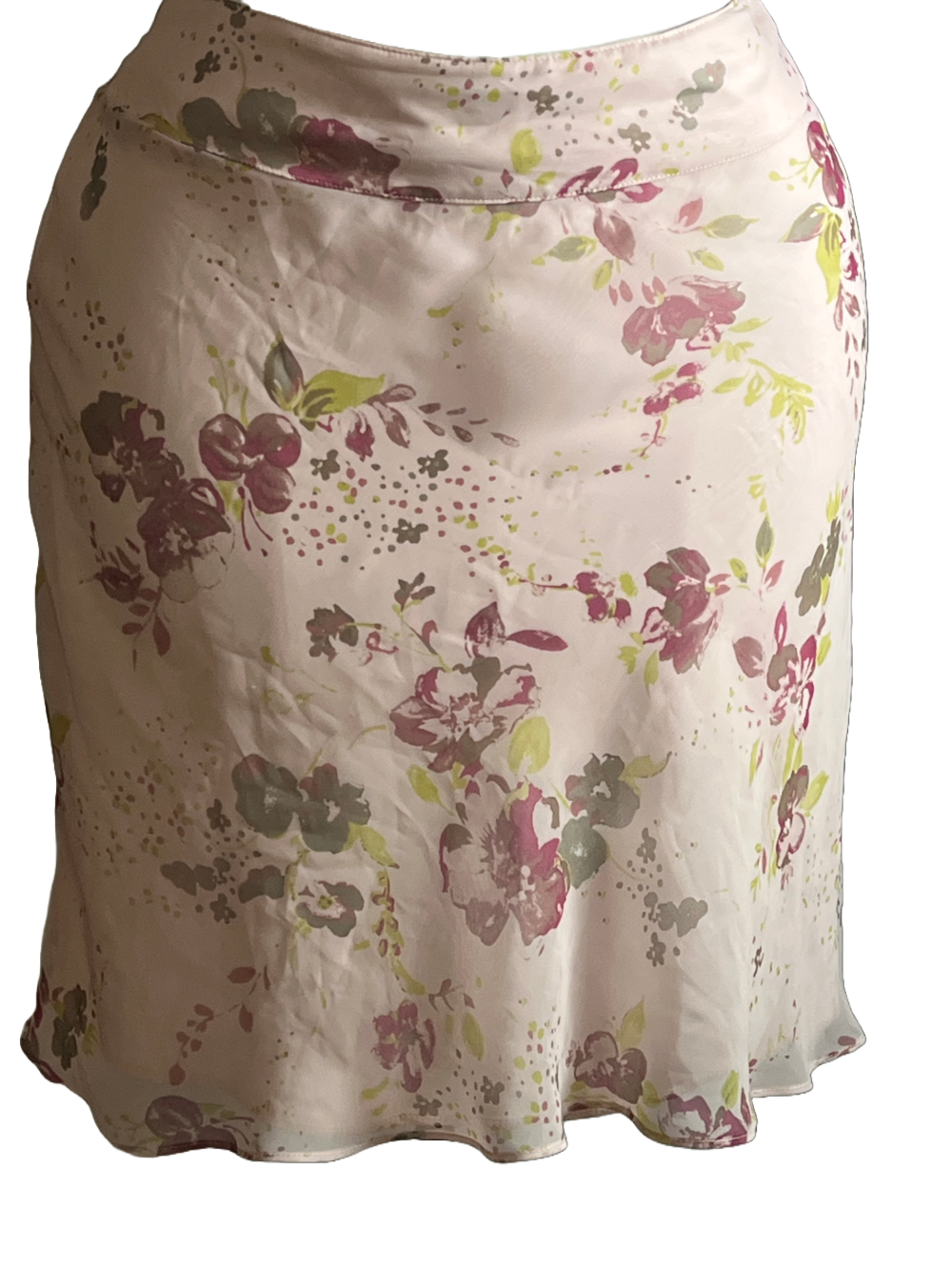A-line floral skirt – Classic fit, flares (size 10)