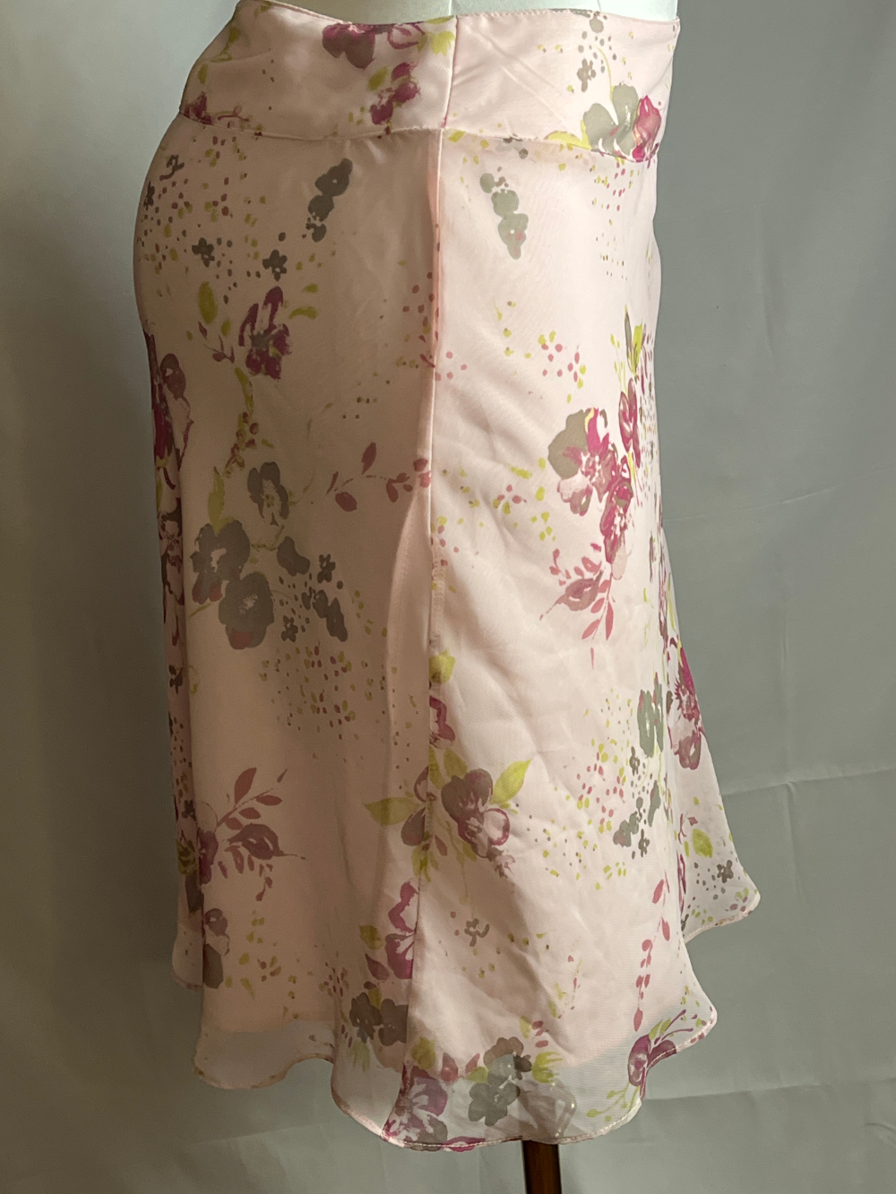 A-line floral skirt – Classic fit, flares (size 10)