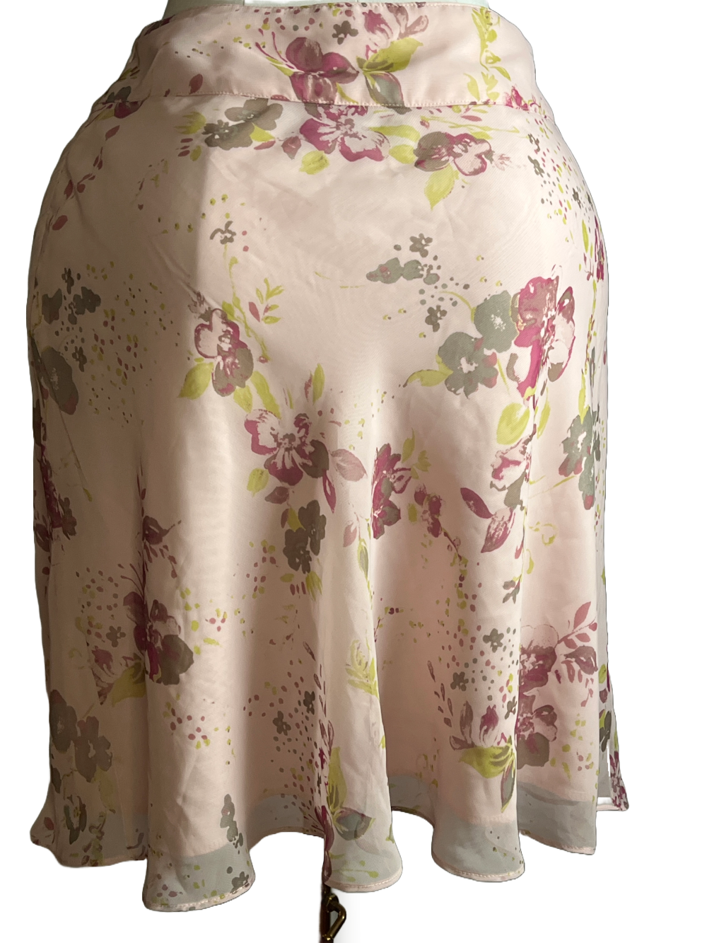 A-line floral skirt – Classic fit, flares (size 10)