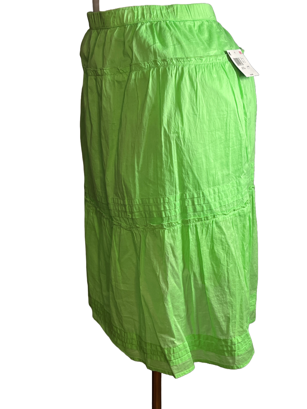 New With TAG- Green Bohemian Skirt(size L)